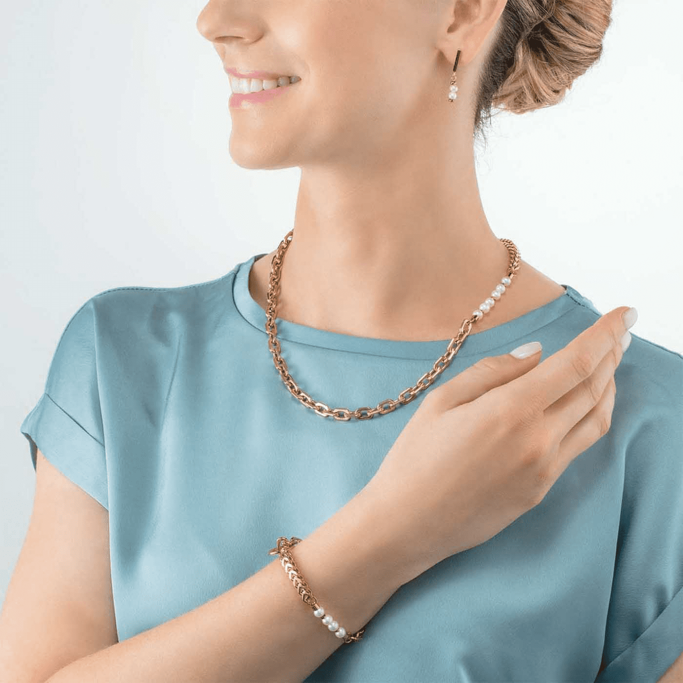 Armband Edelstahl gelb vergoldet