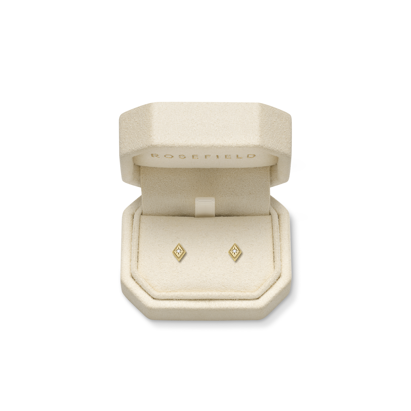 Ohrringe syn. Diamant zus. 0,011ct. 585er Gelbgold Regalia