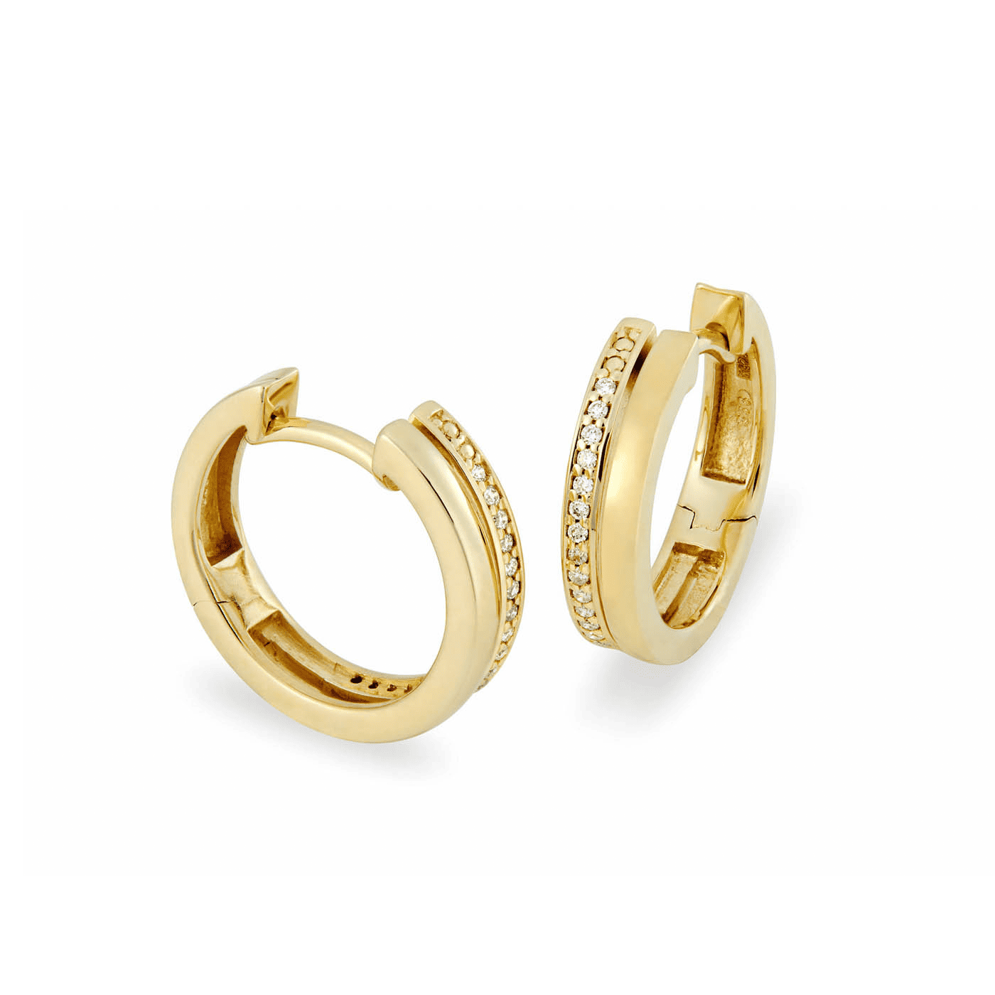 Ohrringe Diamant zus. ca. 0,09 ct. 333er Gelbgold Ohrringe Diamant zus. ca. 0,09 ct. 333er Gelbgold
