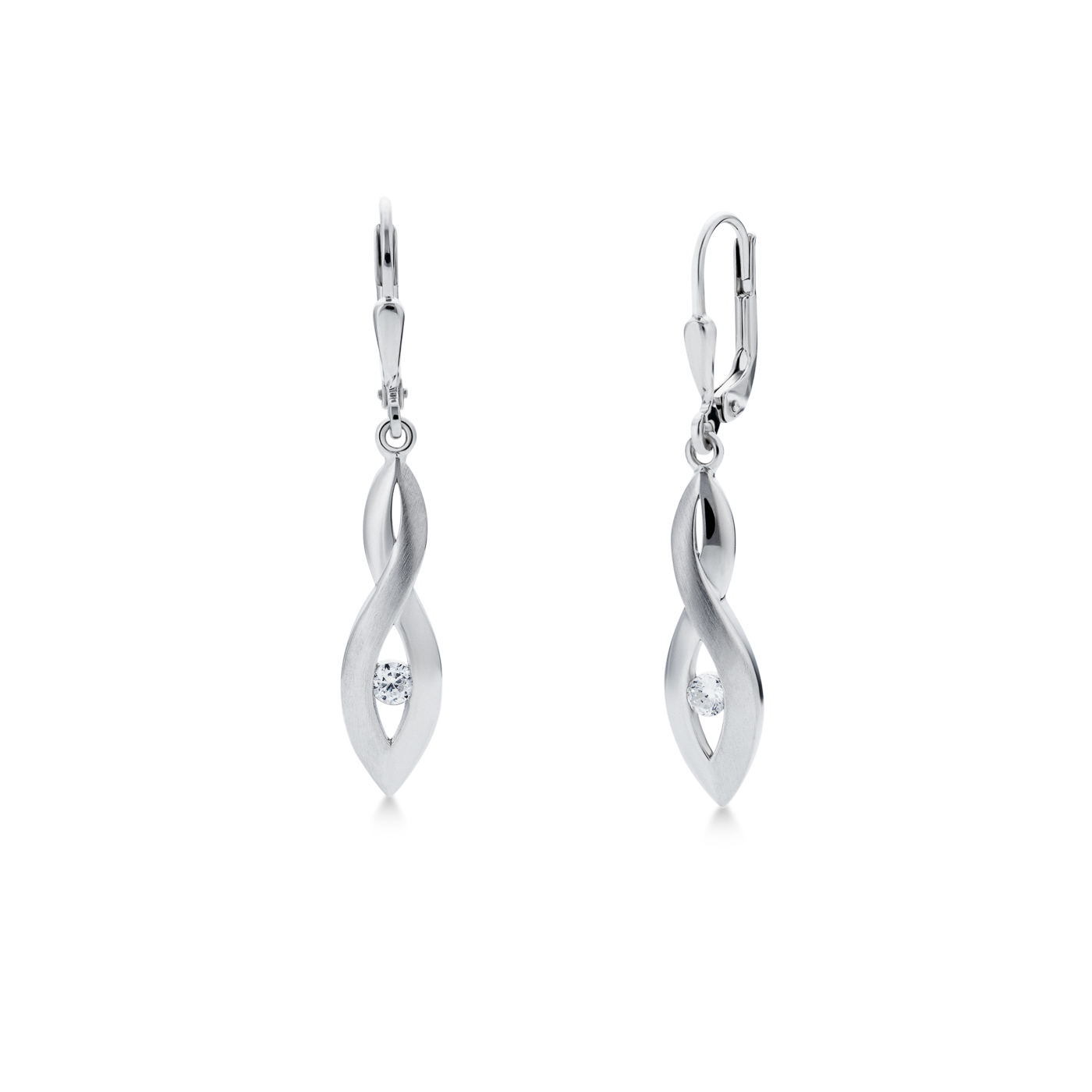 Ohrringe Zirkonia 925er Silber  Ohrringe Zirkonia 925er Silber