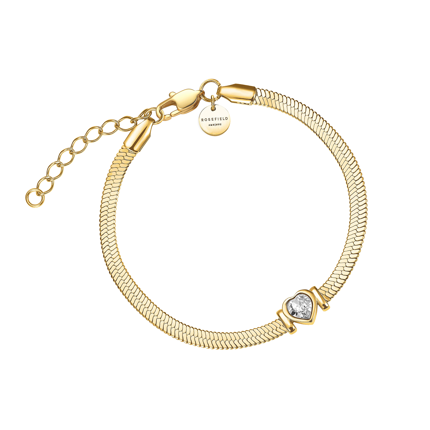 Armband Edelstahl gelb vergoldet Heart Armband Edelstahl gelb vergoldet Heart