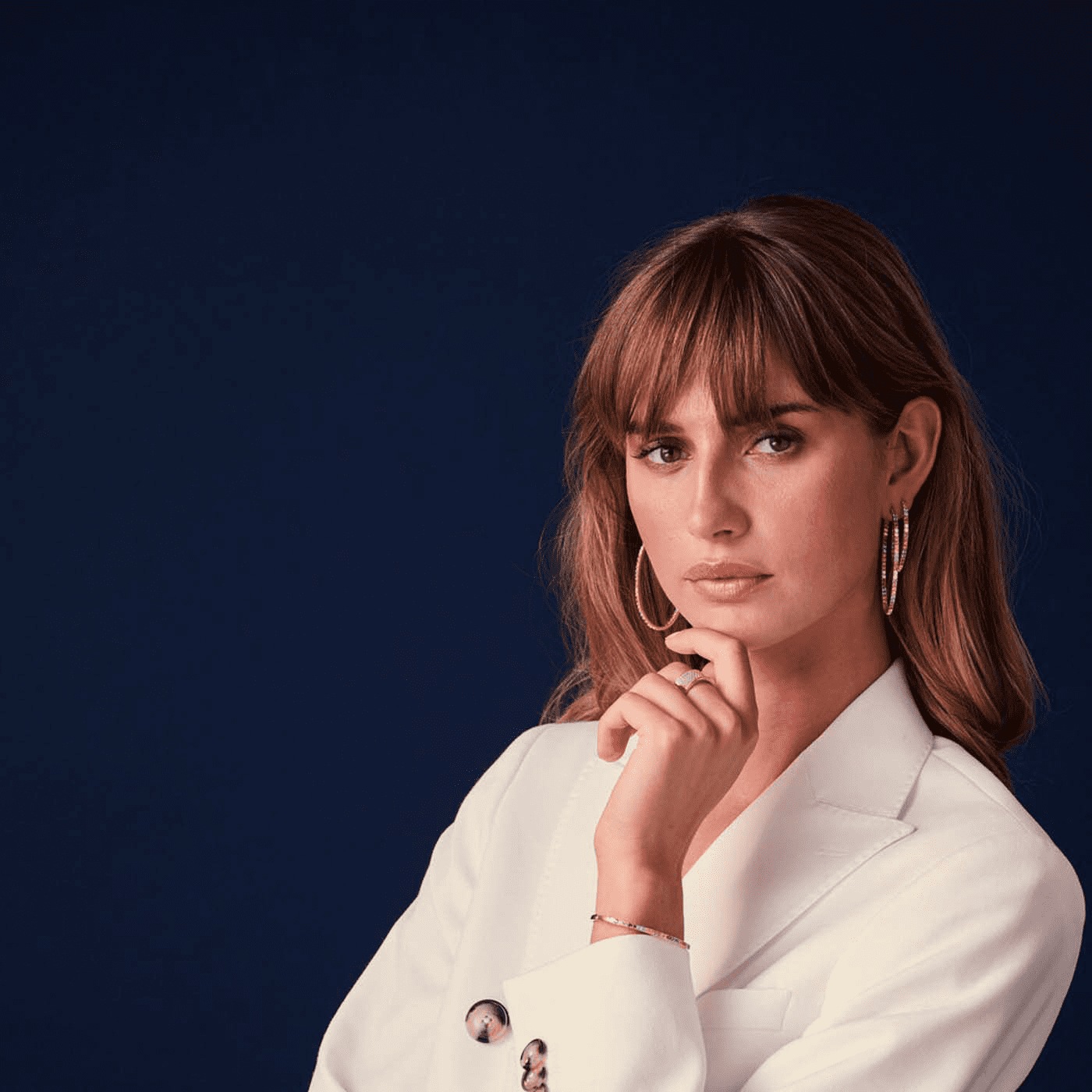 Ohrringe Zirkonia 925er Silber gelb vergoldet Ellisse