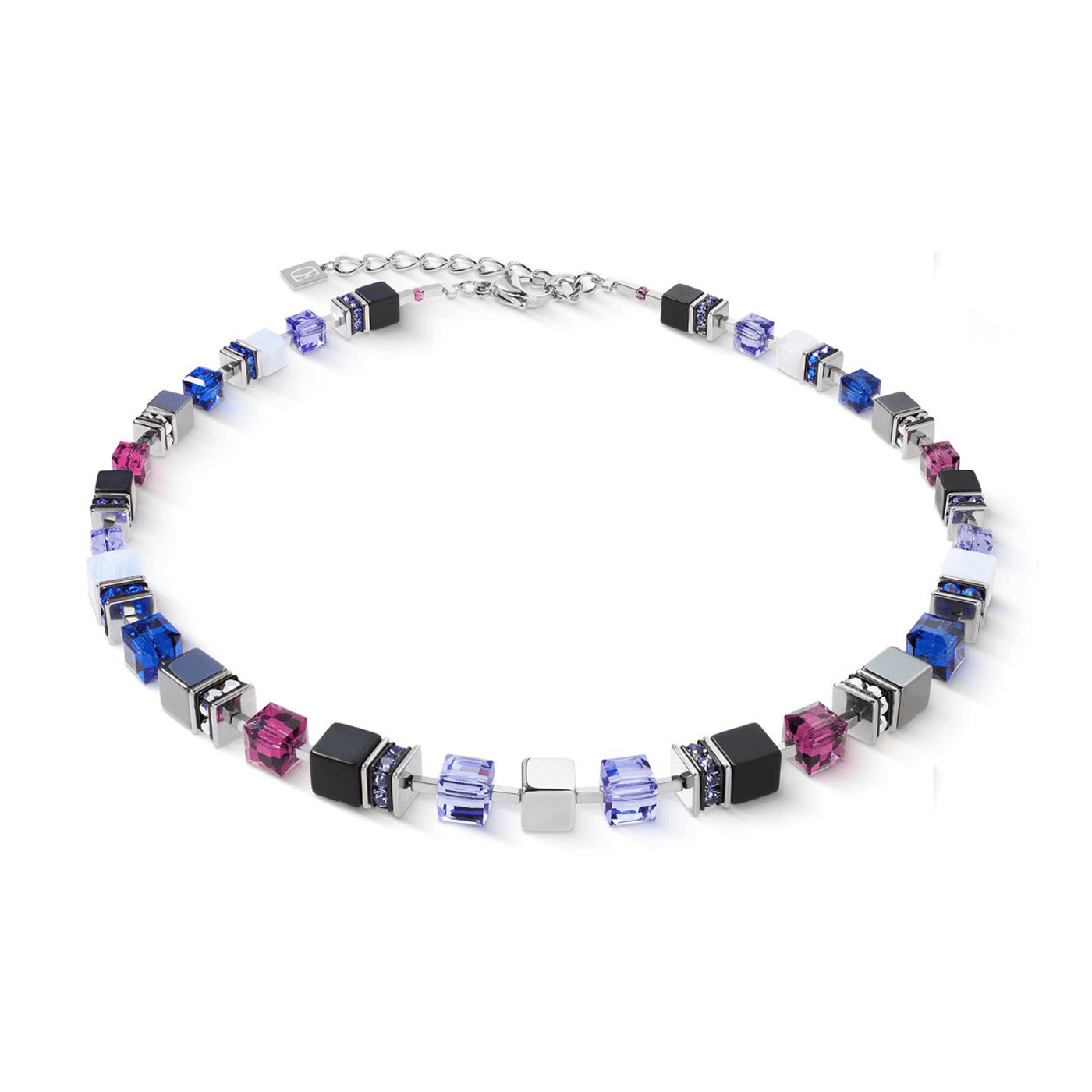Edelsteinkette Edelstahl GeoCUBE® Precious Statement Edelsteinkette Edelstahl GeoCUBE® Precious Statement