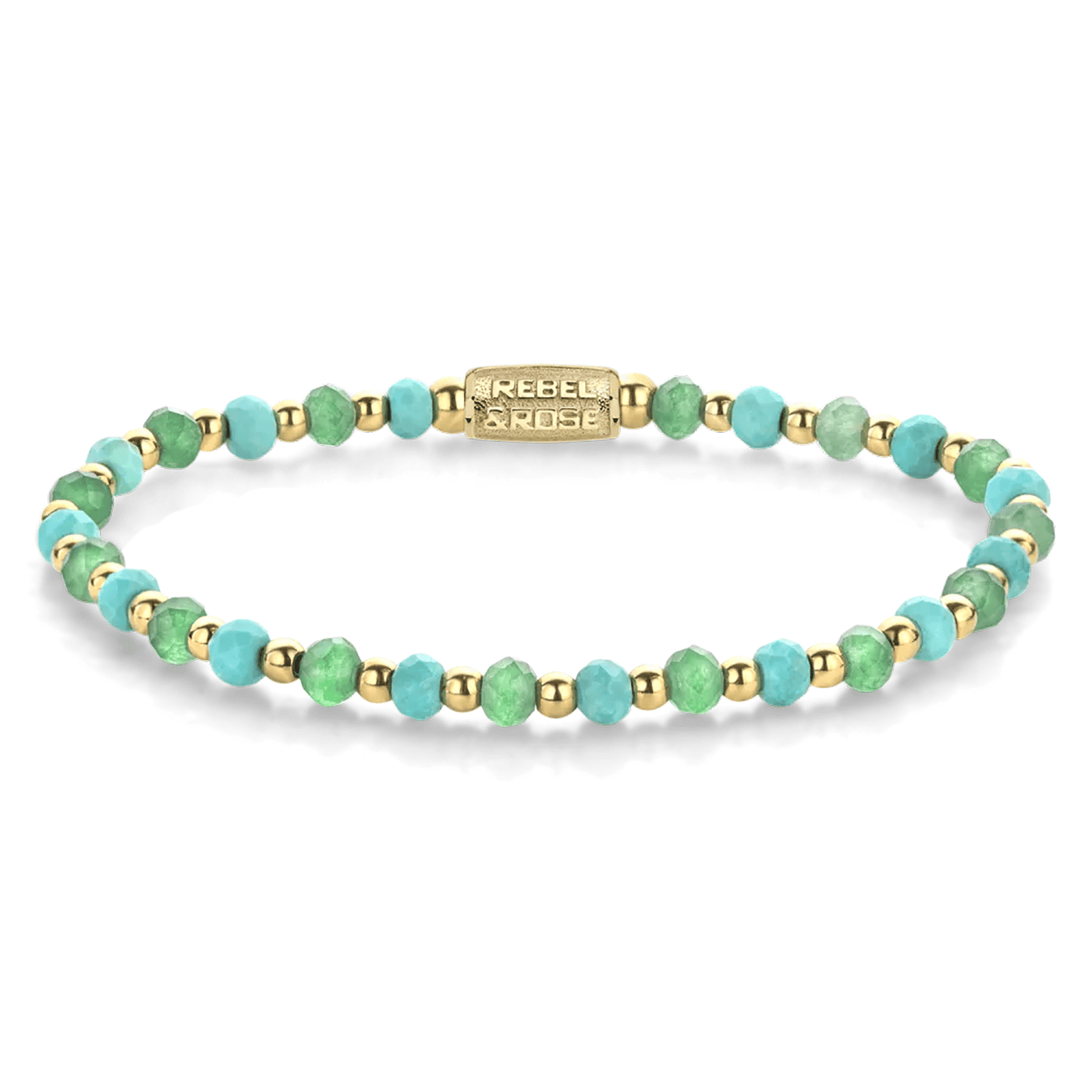 Armband Edelstahl gelb vergoldet Blue Green Adventure Armband Edelstahl gelb vergoldet Blue Green Adventure