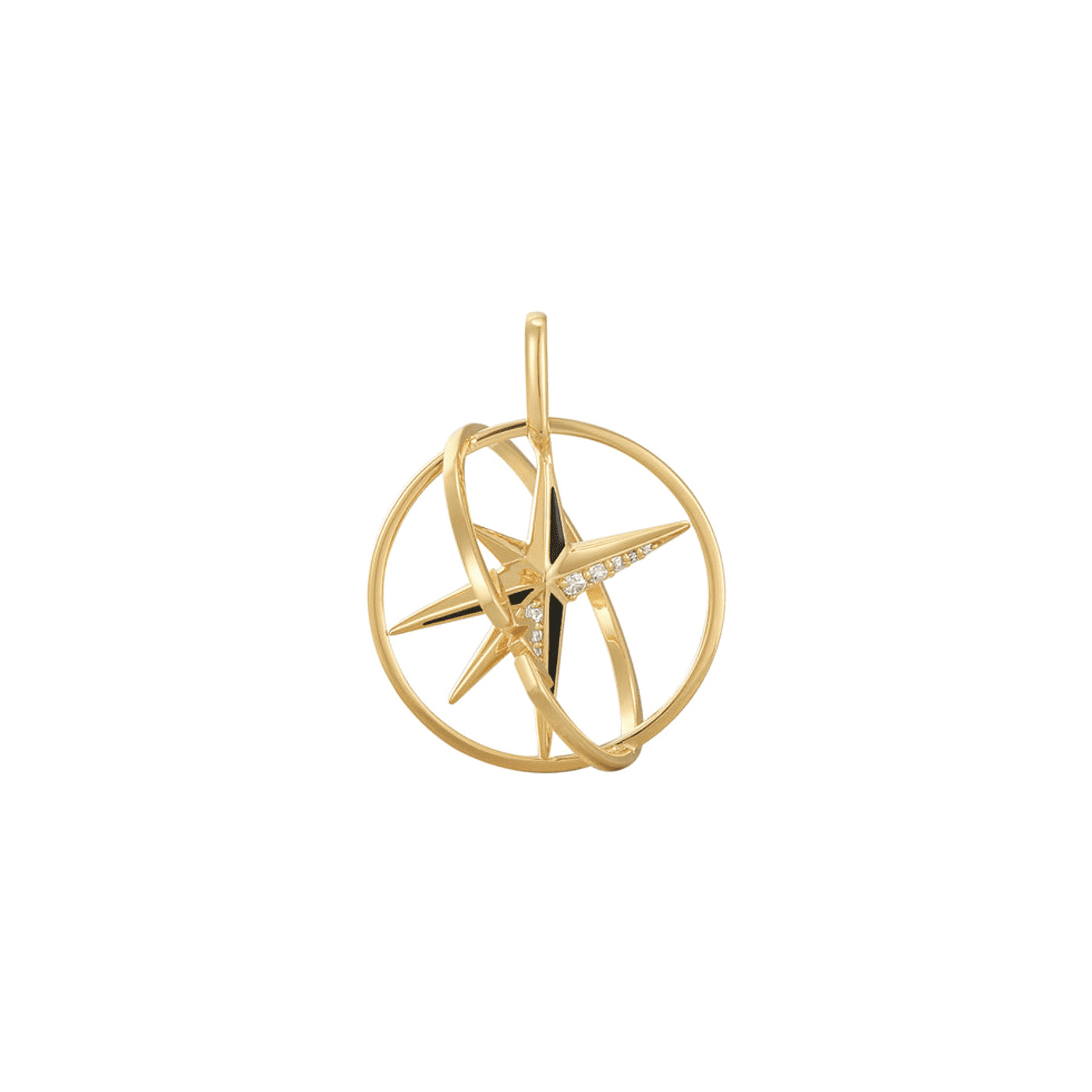 Charm für Ketten und Armbänder 925er Silber gelb vergoldet Rising Sun Charm für Ketten und Armbänder 925er Silber gelb vergoldet Rising Sun
