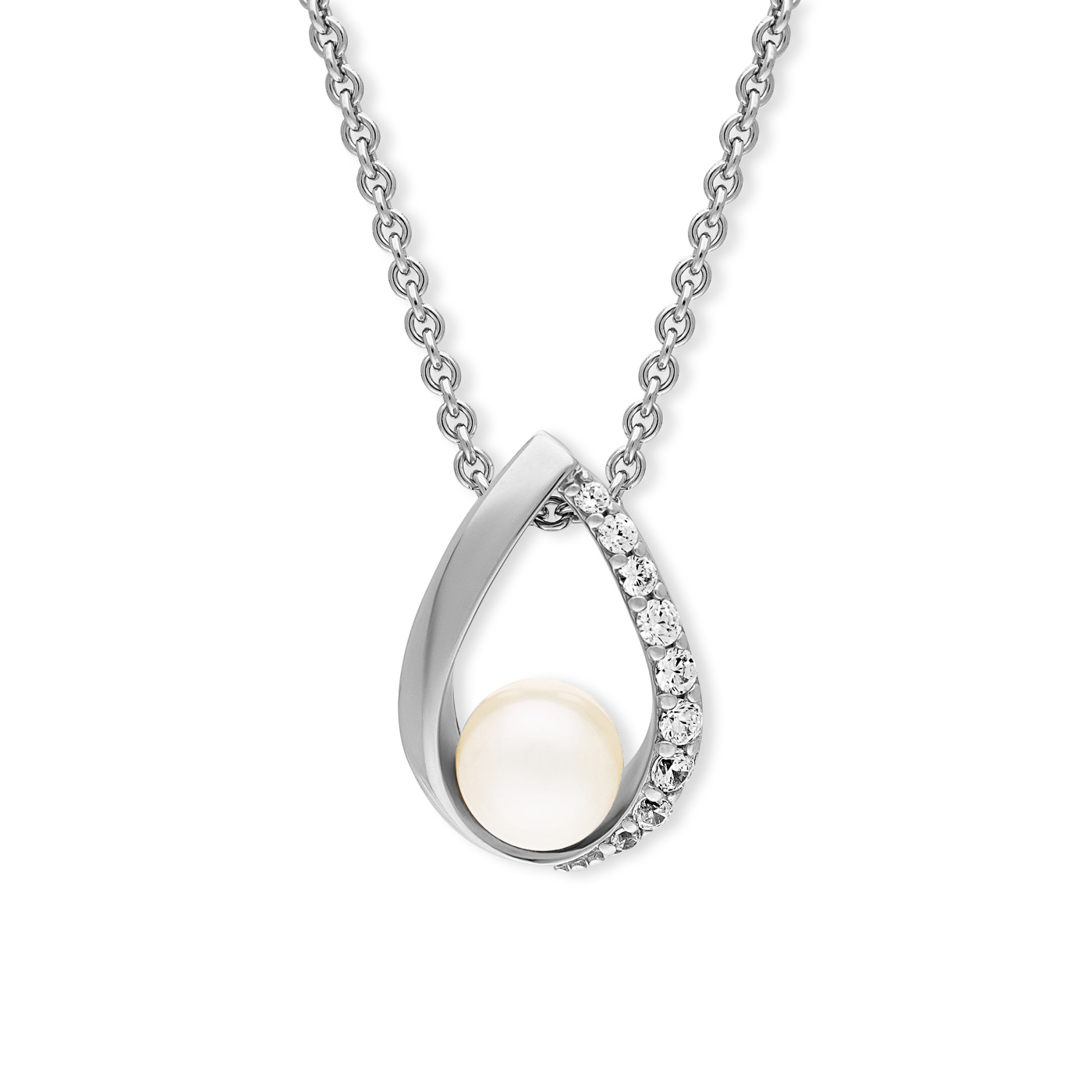 Kette Zirkonia 925er Silber  Kette Zirkonia 925er Silber