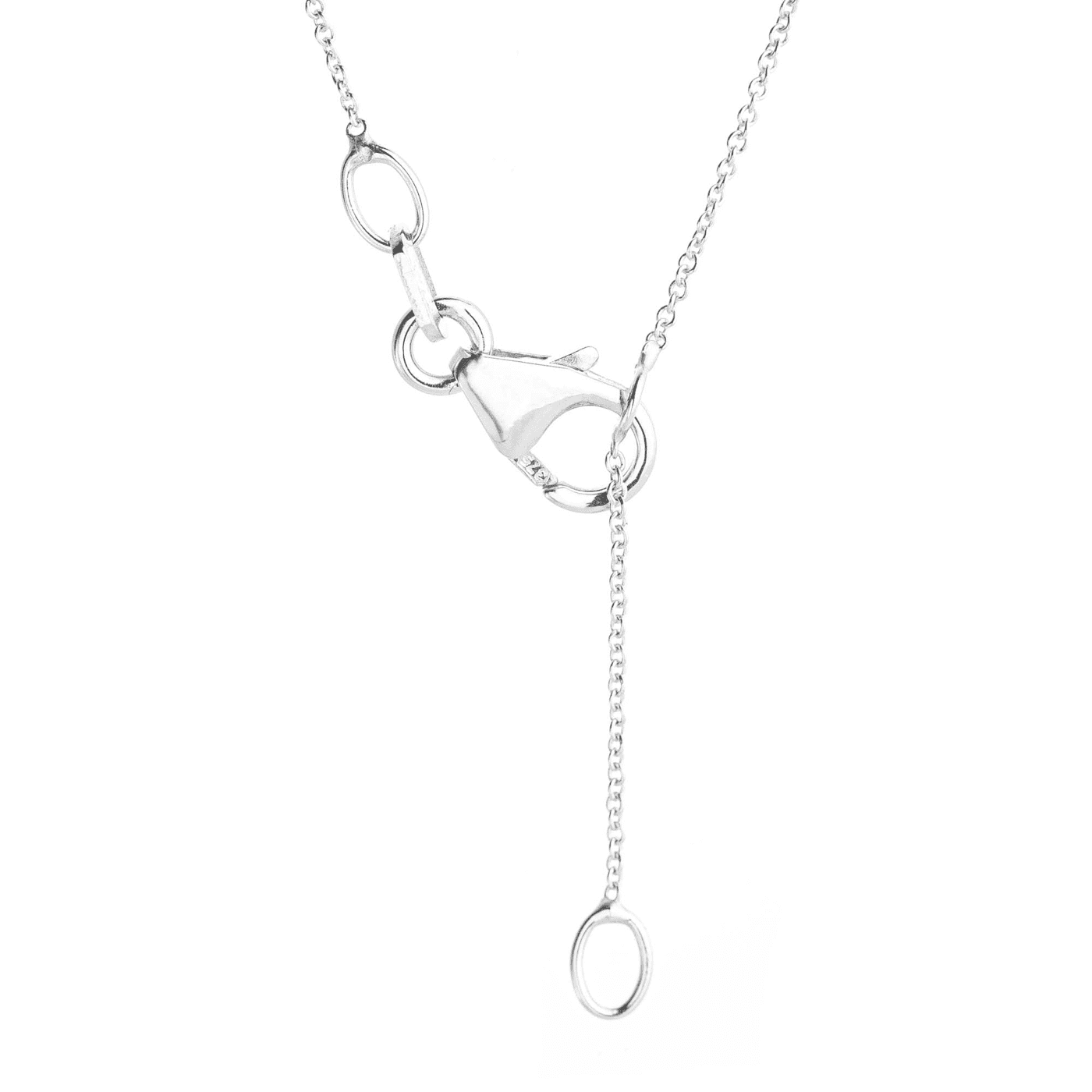 Kette Diamant zus. ca. 0,10 ct. 375er Weißgold