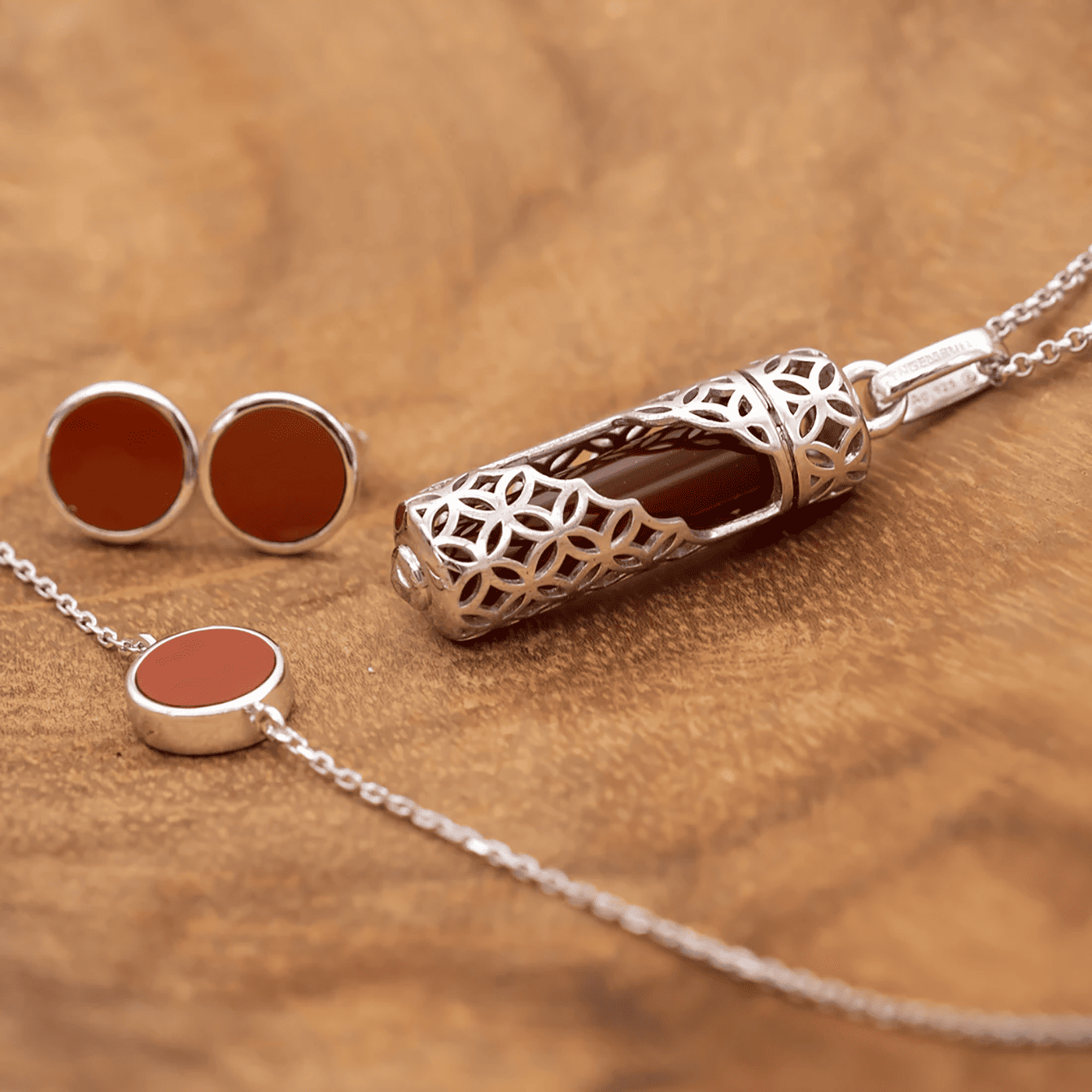 Armband 925er Silber Healing Stone