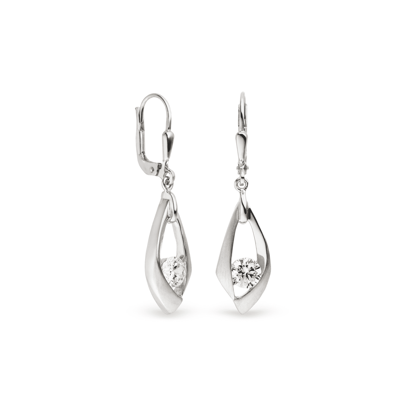 Ohrringe Zirkonia 925er Silber  Ohrringe Zirkonia 925er Silber
