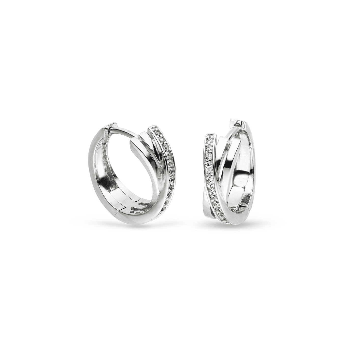 Creolen Zirkonia 925er Silber  Creolen Zirkonia 925er Silber