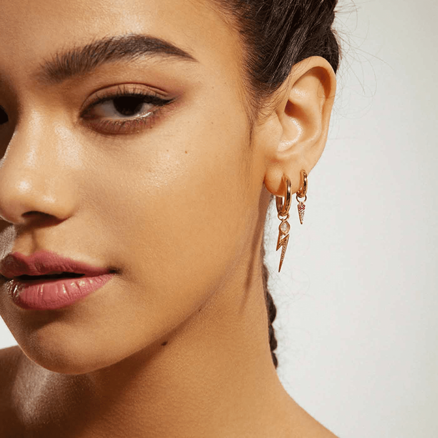 Charm für Ohrringe 925er Silber gelb vergoldet Rising Sun Charm für Ohrringe 925er Silber gelb vergoldet Rising Sun