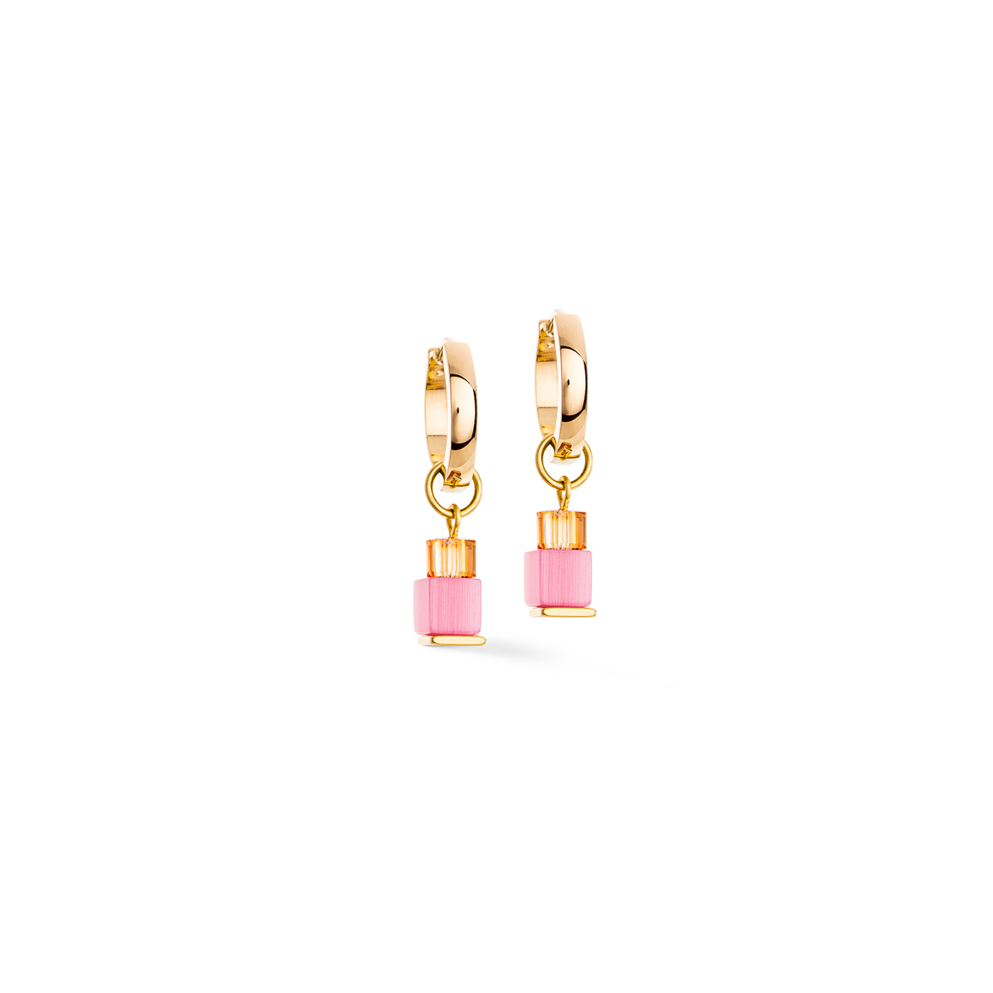 Ohrringe Swarovski® Kristall Edelstahl gelb vergoldet Ohrringe Swarovski® Kristall Edelstahl gelb vergoldet