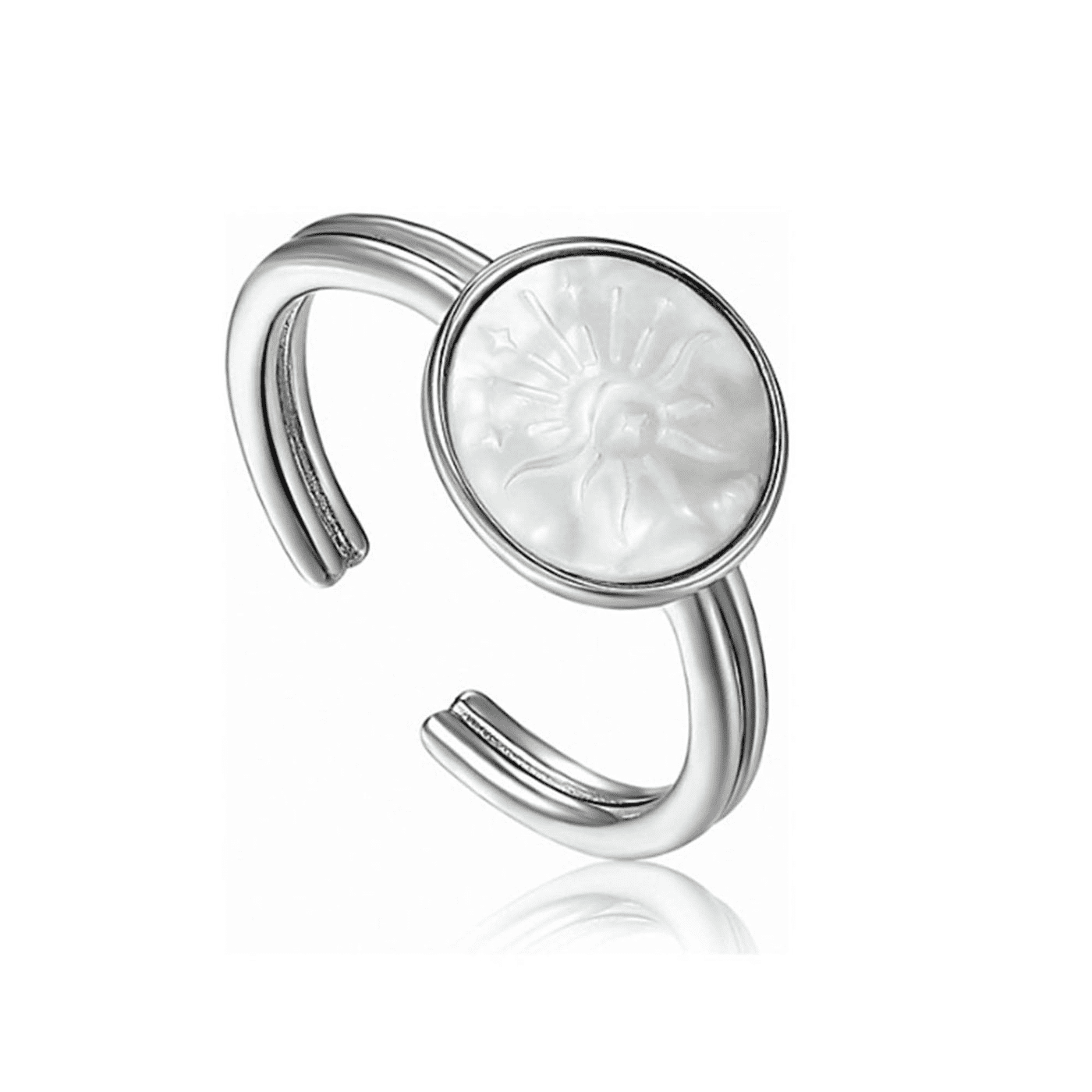 Ring Perlmutt 925er Silber Wild Soul Ring Perlmutt 925er Silber Wild Soul