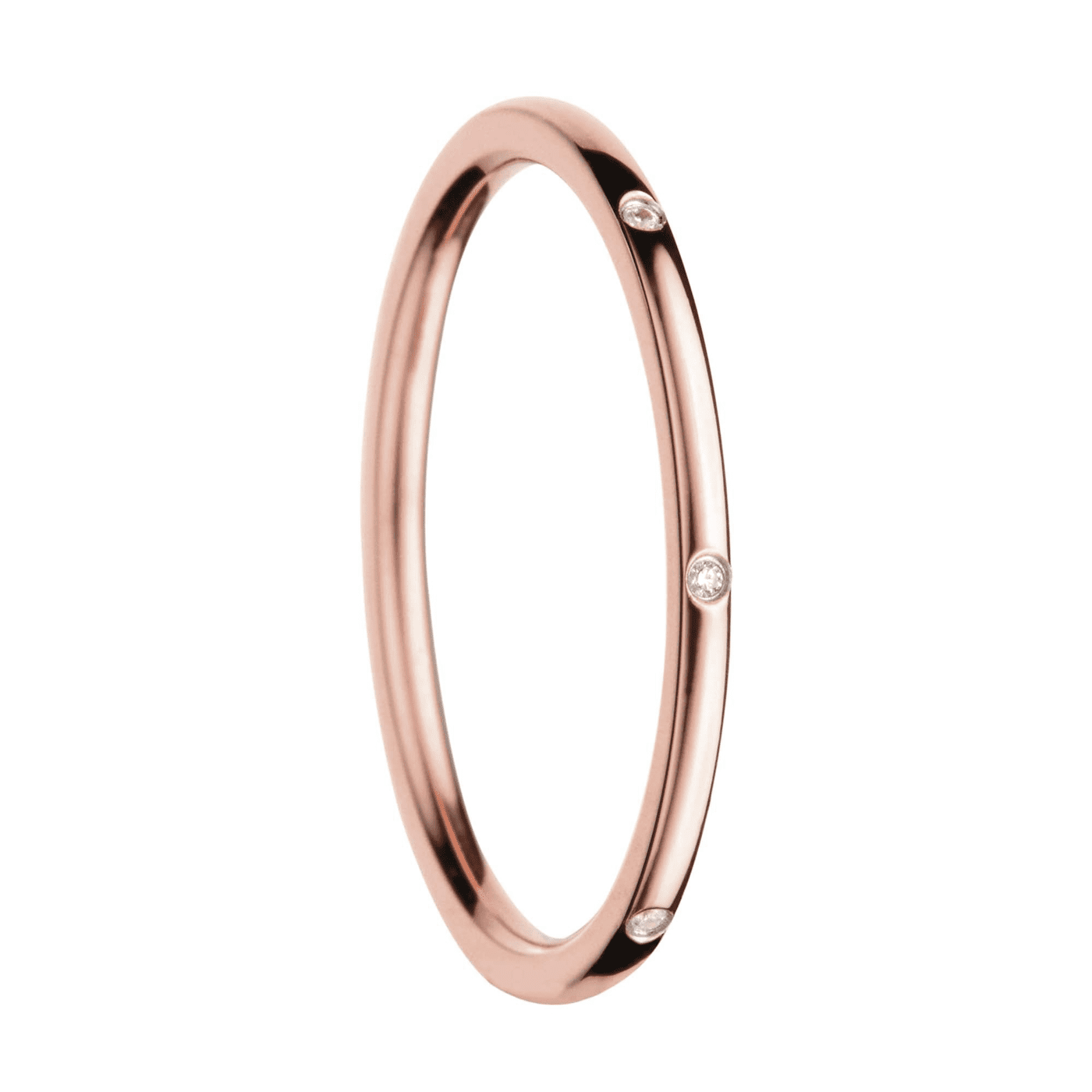 Ring Zirkonia Edelstahl rosé vergoldet Arctic Symphony