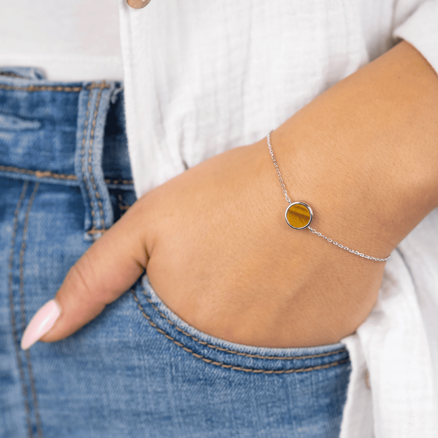 Armband 925er Silber Powerful Stone Armband 925er Silber Powerful Stone