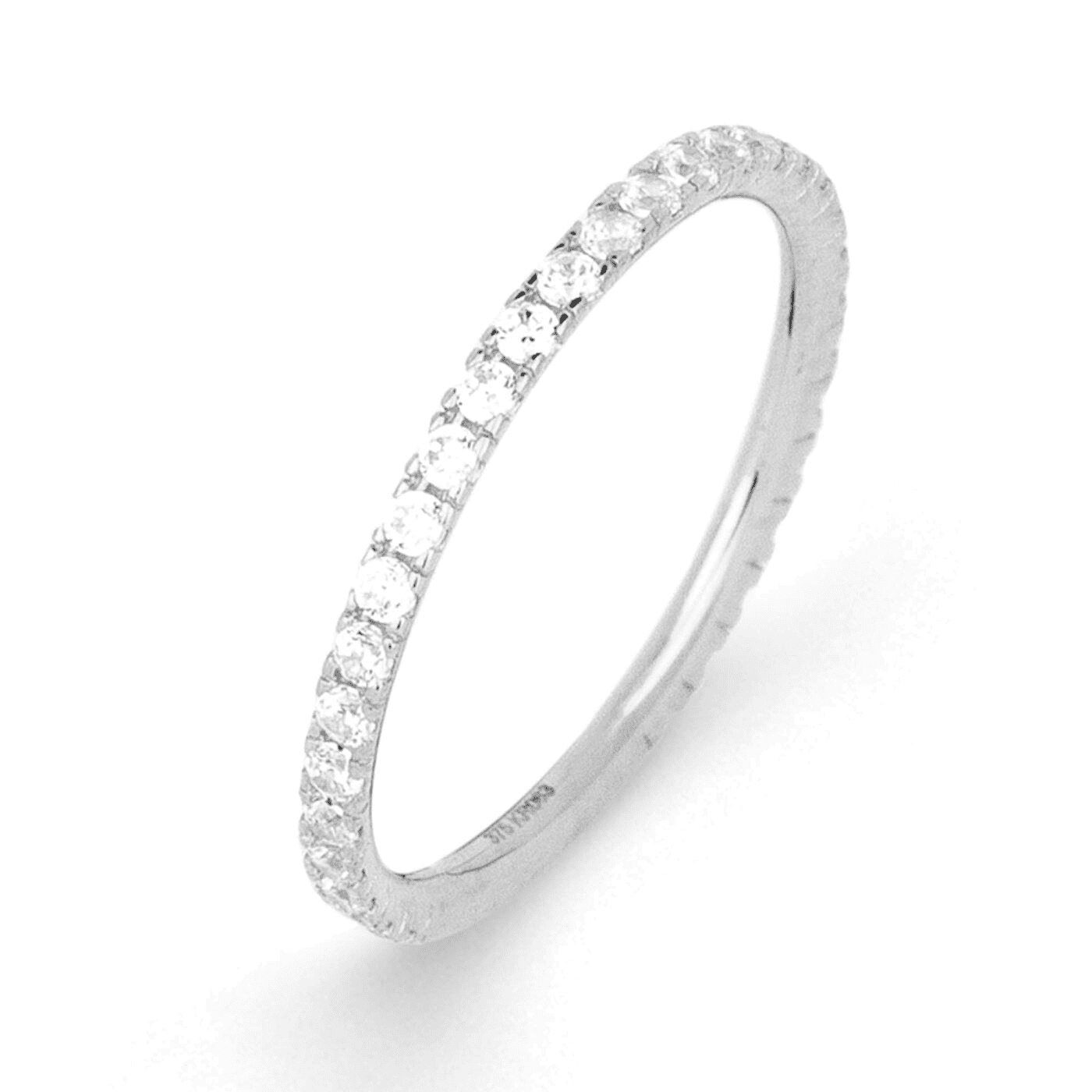 Ring Zirkonia 375er Weißgold  Ring Zirkonia 375er Weißgold
