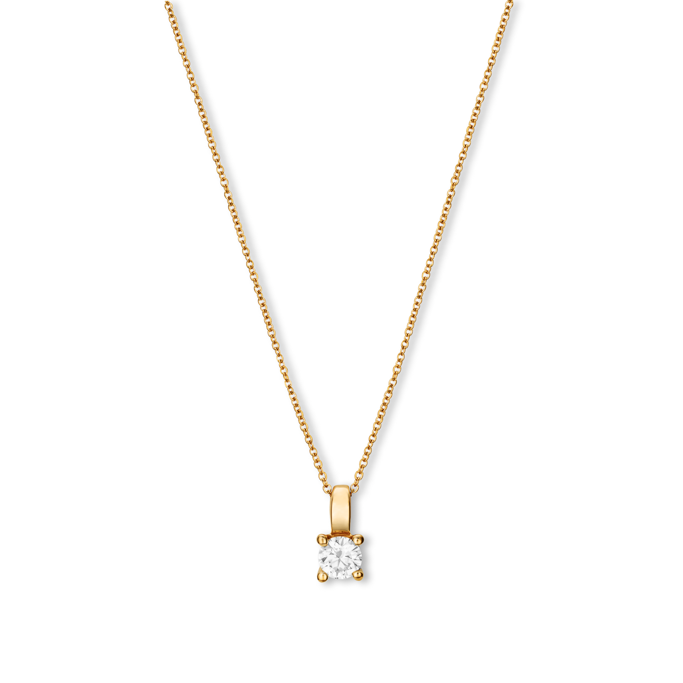 Kette Diamant ca. 0,15 ct. 333er Gelbgold Select Solitär Kette Diamant ca. 0,15 ct. 333er Gelbgold Select Solitär