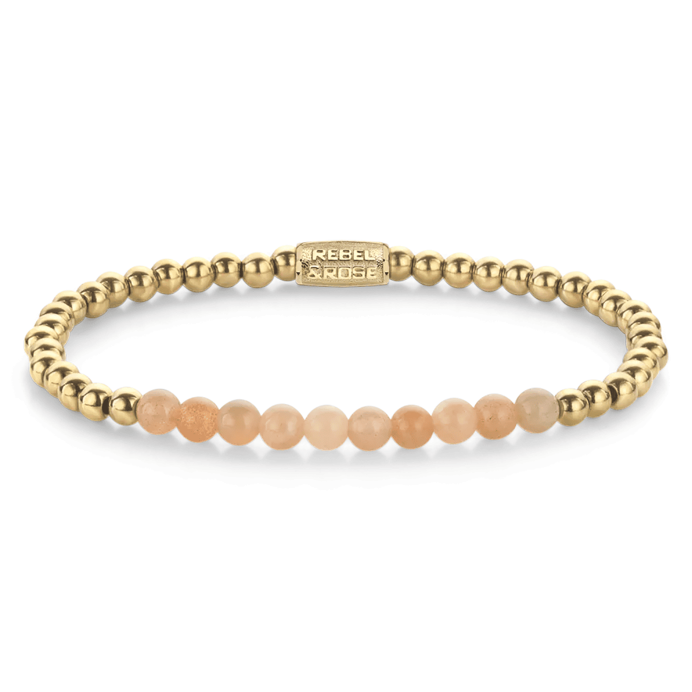 Armband Edelstahl gelb vergoldet Sunstone meets Yellow Gold Armband Edelstahl gelb vergoldet Sunstone meets Yellow Gold