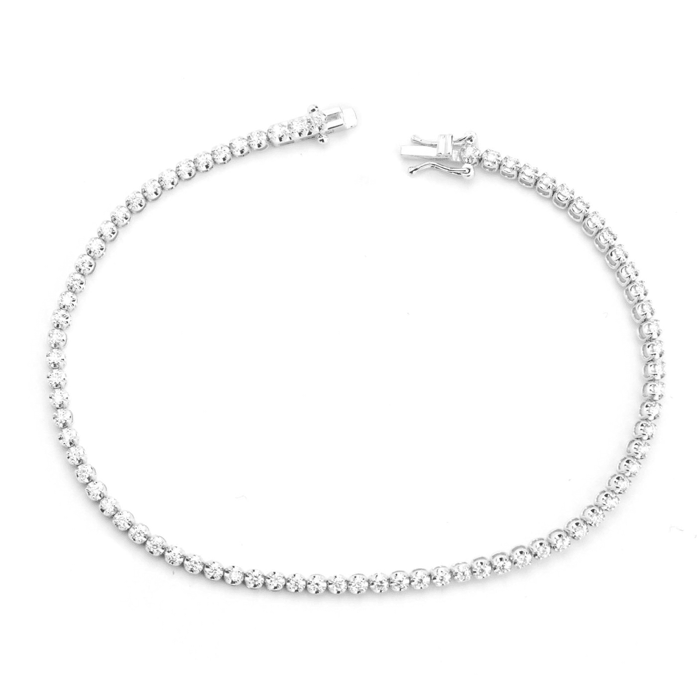 Armband Diamant zus. ca. 1,00 ct. 585er Weißgold