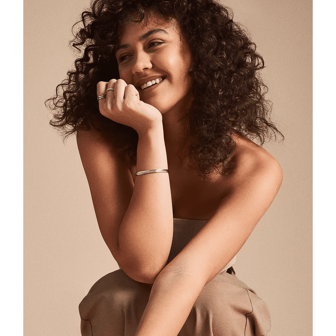 Armreif Stahl silber Harlow Armreif Stahl silber Harlow