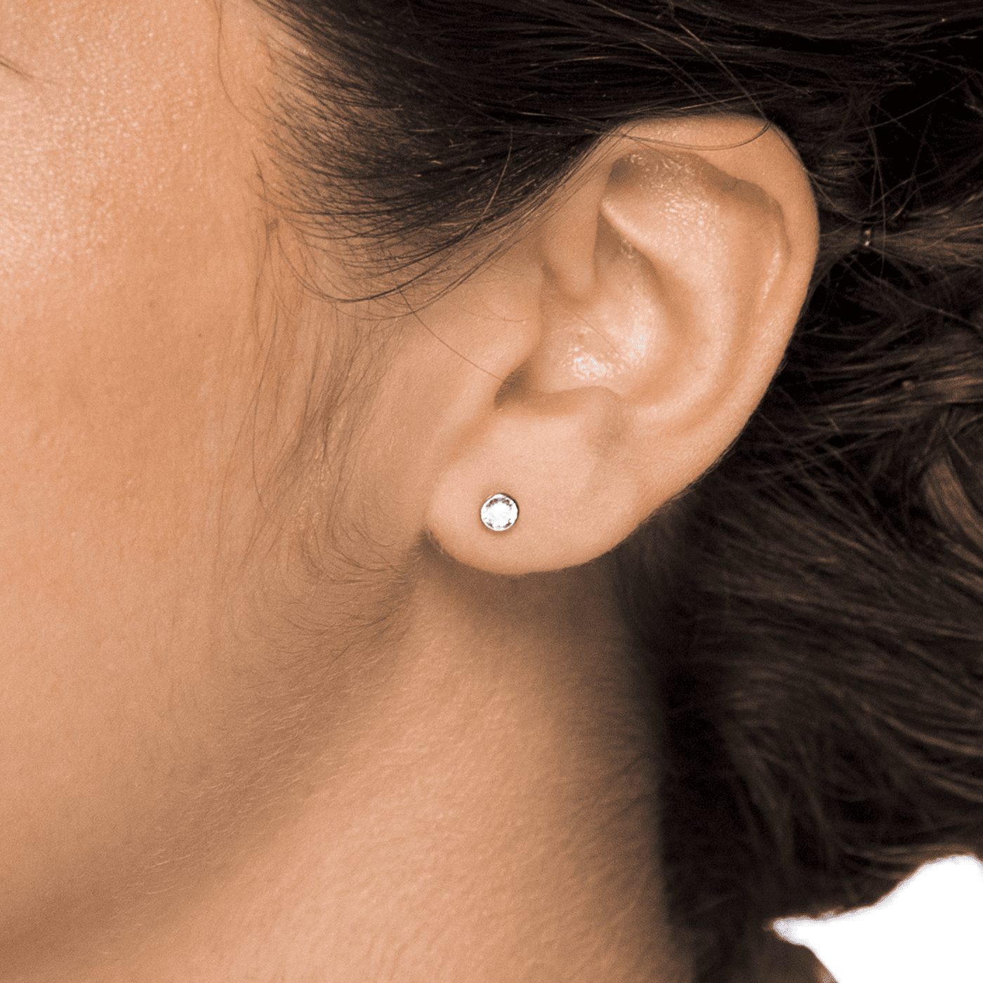 Ohrringe Zirkonia 585er Weißgold 