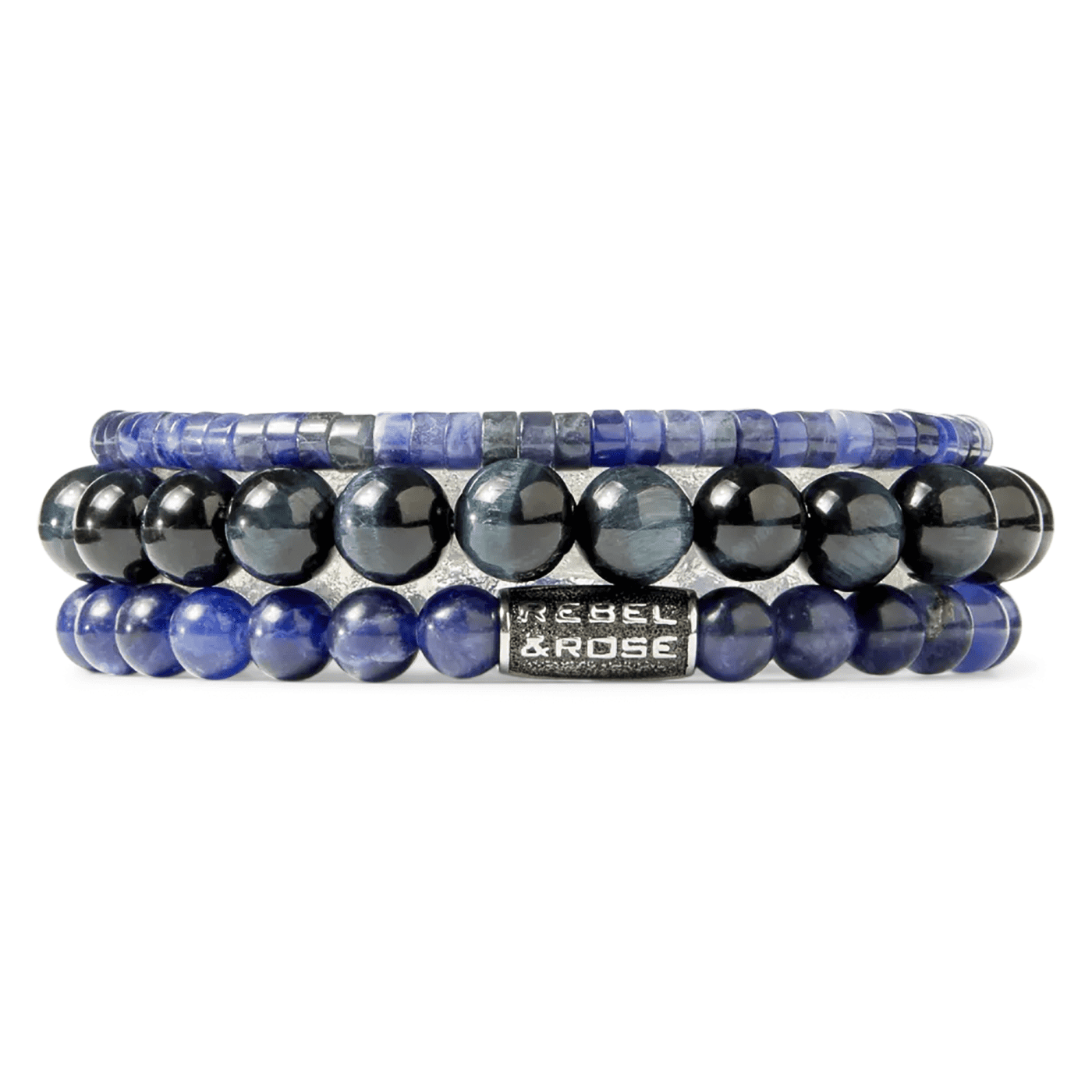 Armband Edelstahl Slices - Midnight Blue Armband Edelstahl Slices - Midnight Blue