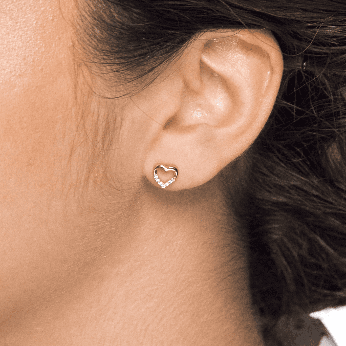 Ohrringe Zirkonia 333er Gelbgold rhodiniert Ohrringe Zirkonia 333er Gelbgold rhodiniert