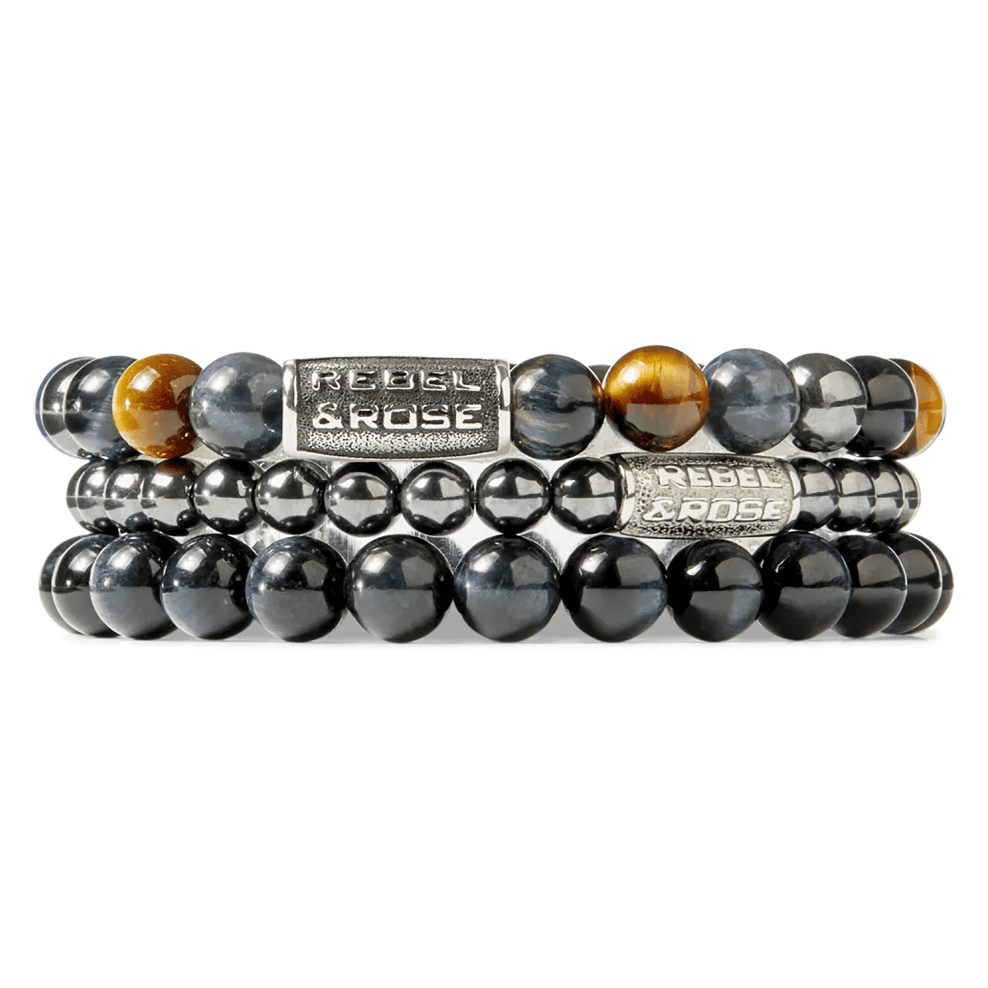 Armband Edelstahl Grey Silver Shine DV Armband Edelstahl Grey Silver Shine DV