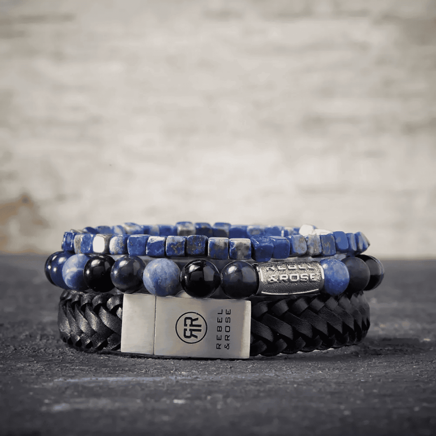 Armband Edelstahl Roll The Dice - Lapis Lazuli Armband Edelstahl Roll The Dice - Lapis Lazuli