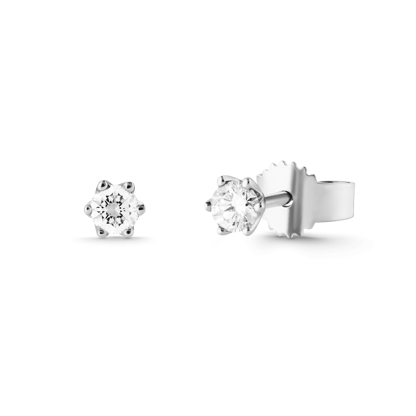 Ohrringe Diamant ca. 0,20 ct. 585er Weißgold In Love Solitär Ohrringe Diamant ca. 0,20 ct. 585er Weißgold In Love Solitär