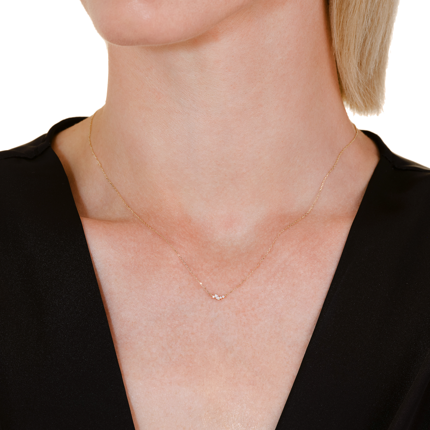 Kette syn. Diamant zus. 0,055ct. 585er Gelbgold Celestial Kette syn. Diamant zus. 0,055ct. 585er Gelbgold Celestial