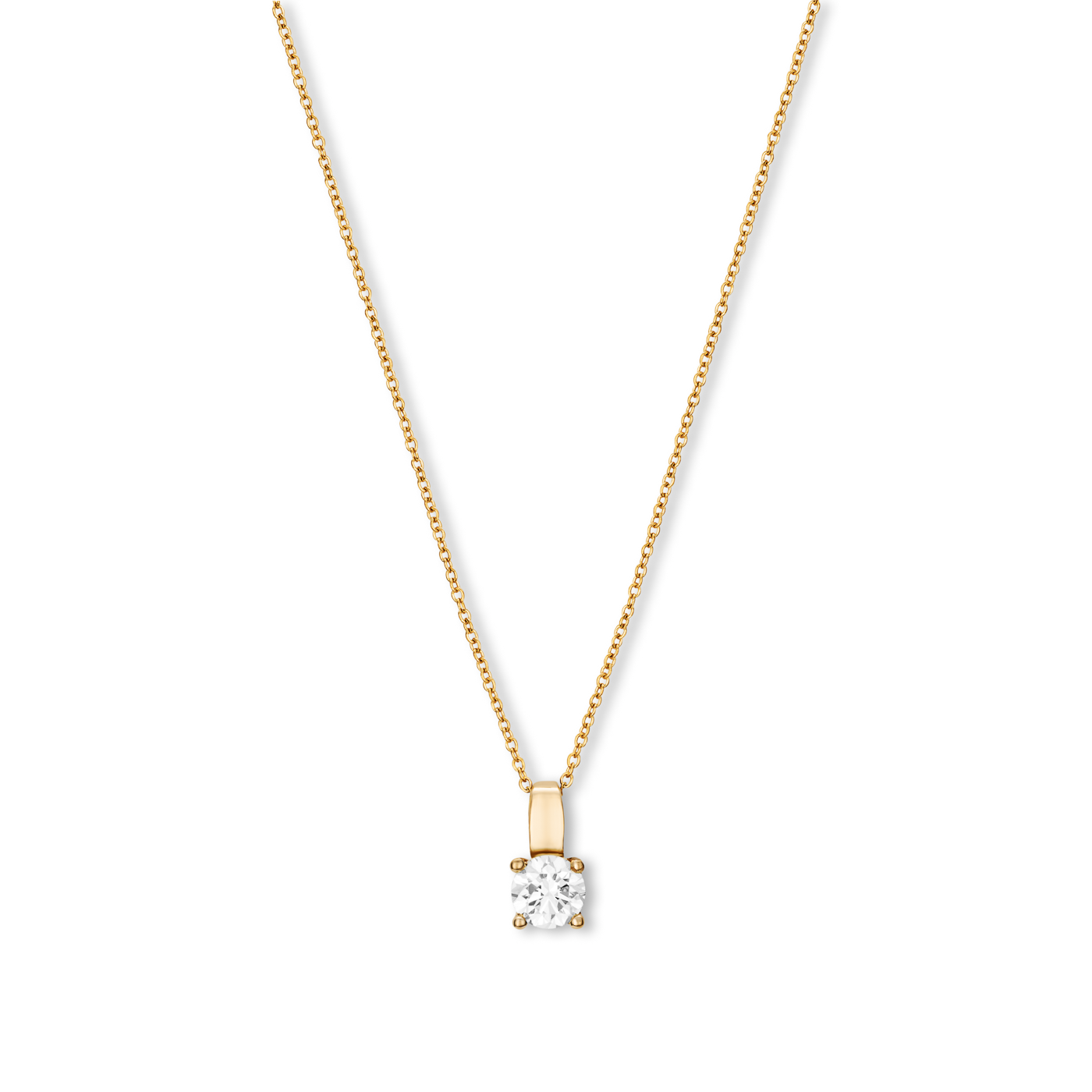 Kette Diamant ca. 0,25 ct. 585er Gelbgold Select Solitär Kette Diamant ca. 0,25 ct. 585er Gelbgold Select Solitär