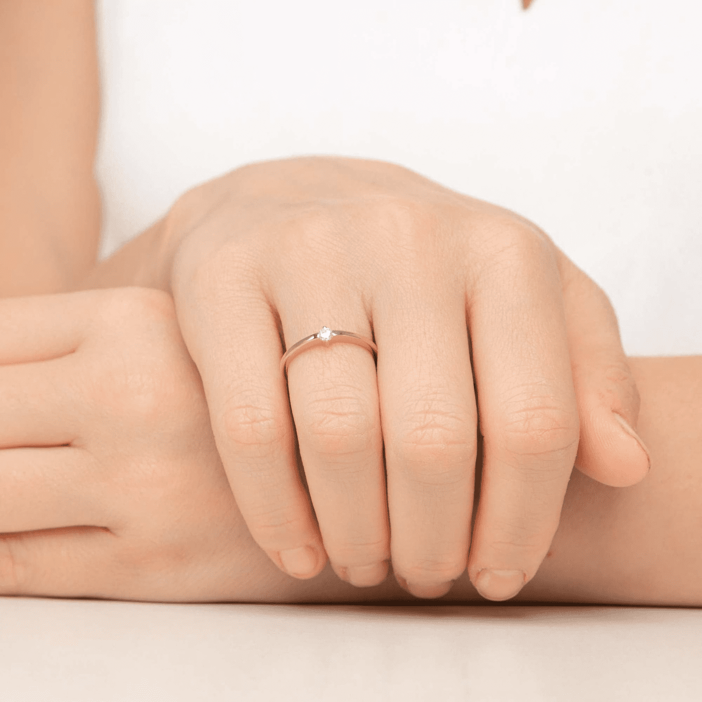 Ring Zirkonia 333er Gelbgold 