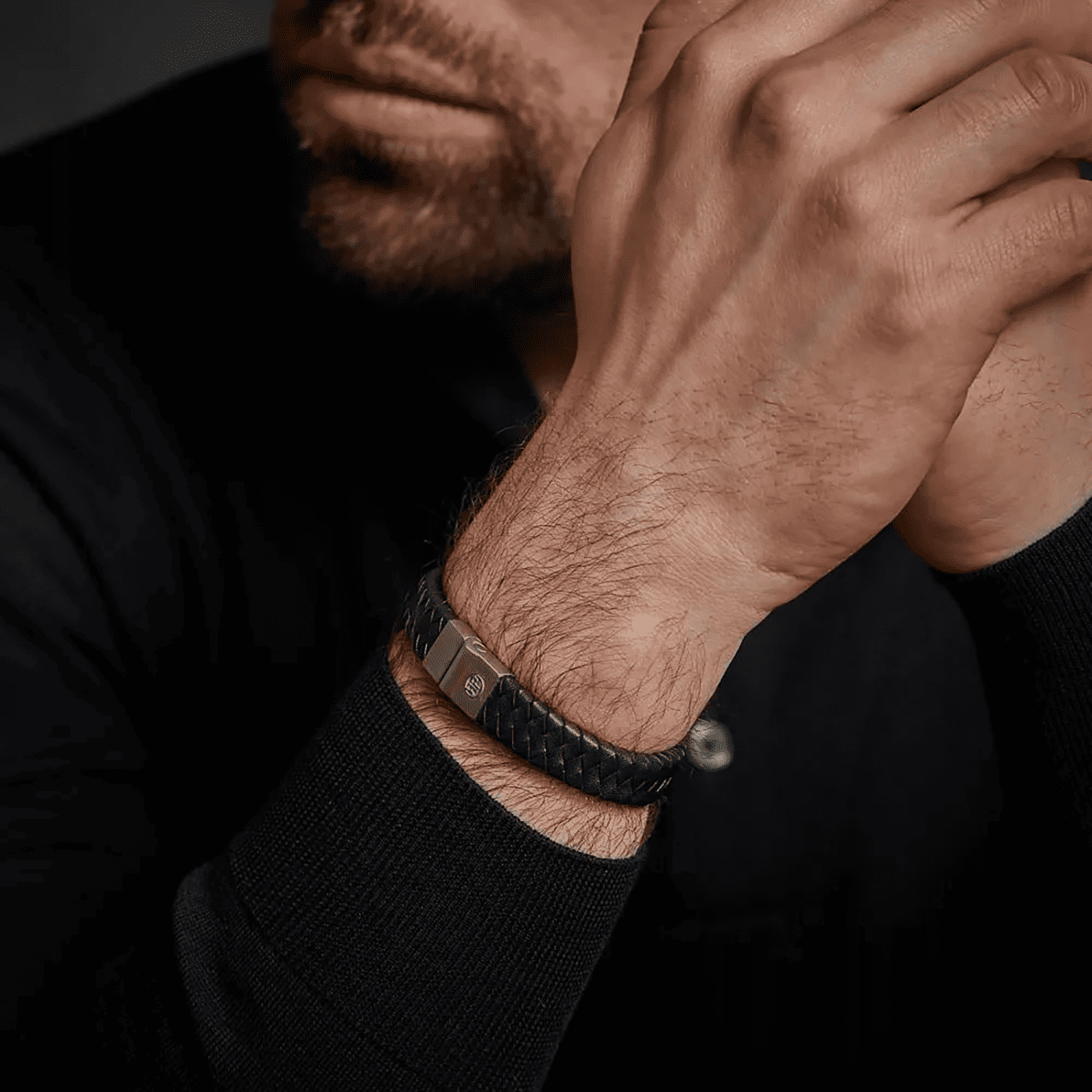 Armband Edelstahl Full Metal Premium Black Armband Edelstahl Full Metal Premium Black