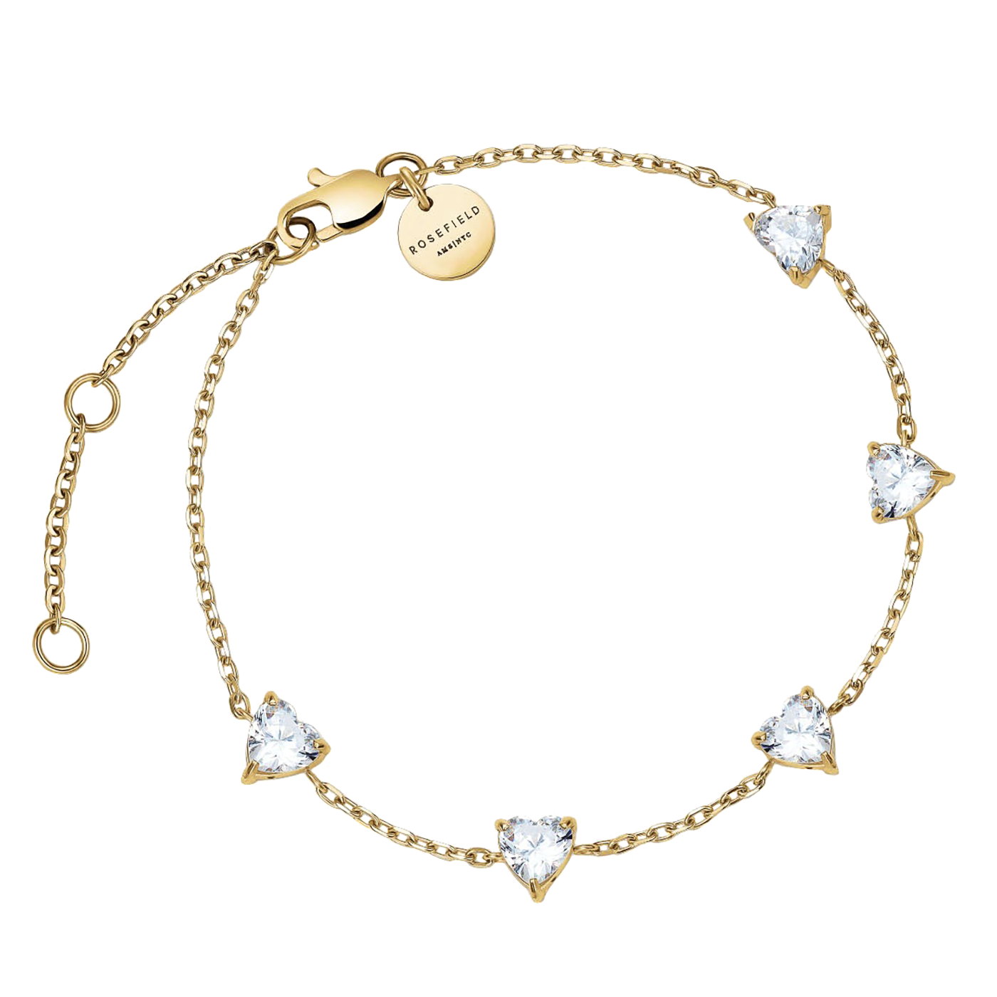 Armband Edelstahl gelb vergoldet Heart Armband Edelstahl gelb vergoldet Heart