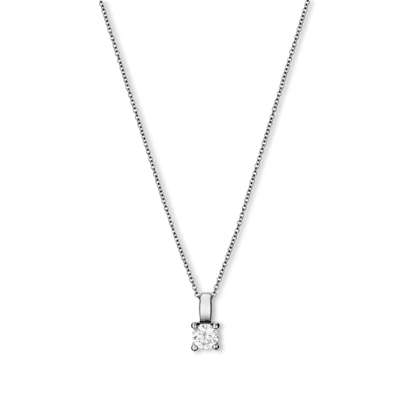 Kette Diamant ca. 0,15 ct. 333er Weißgold Select Solitär Kette Diamant ca. 0,15 ct. 333er Weißgold Select Solitär