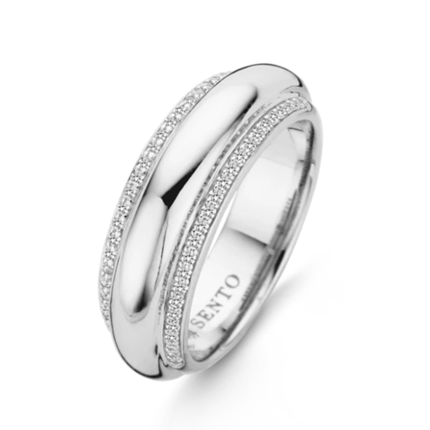 Ring Zirkonia 925er Silber Essentials