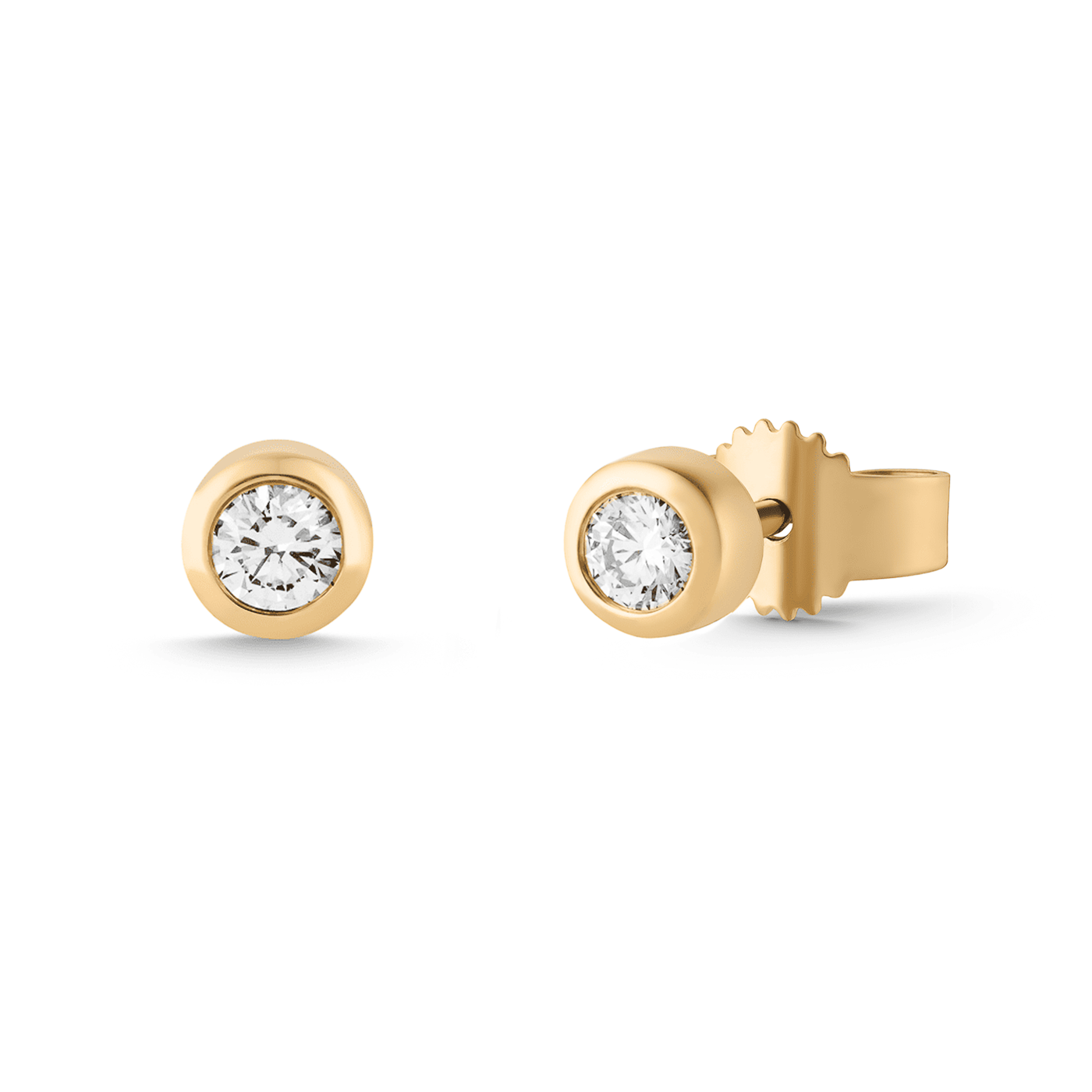 Ohrringe Diamant zus. ca. 0,2 ct. 333er Gelbgold Select Solitär Ohrringe Diamant zus. ca. 0,2 ct. 333er Gelbgold Select Solitär