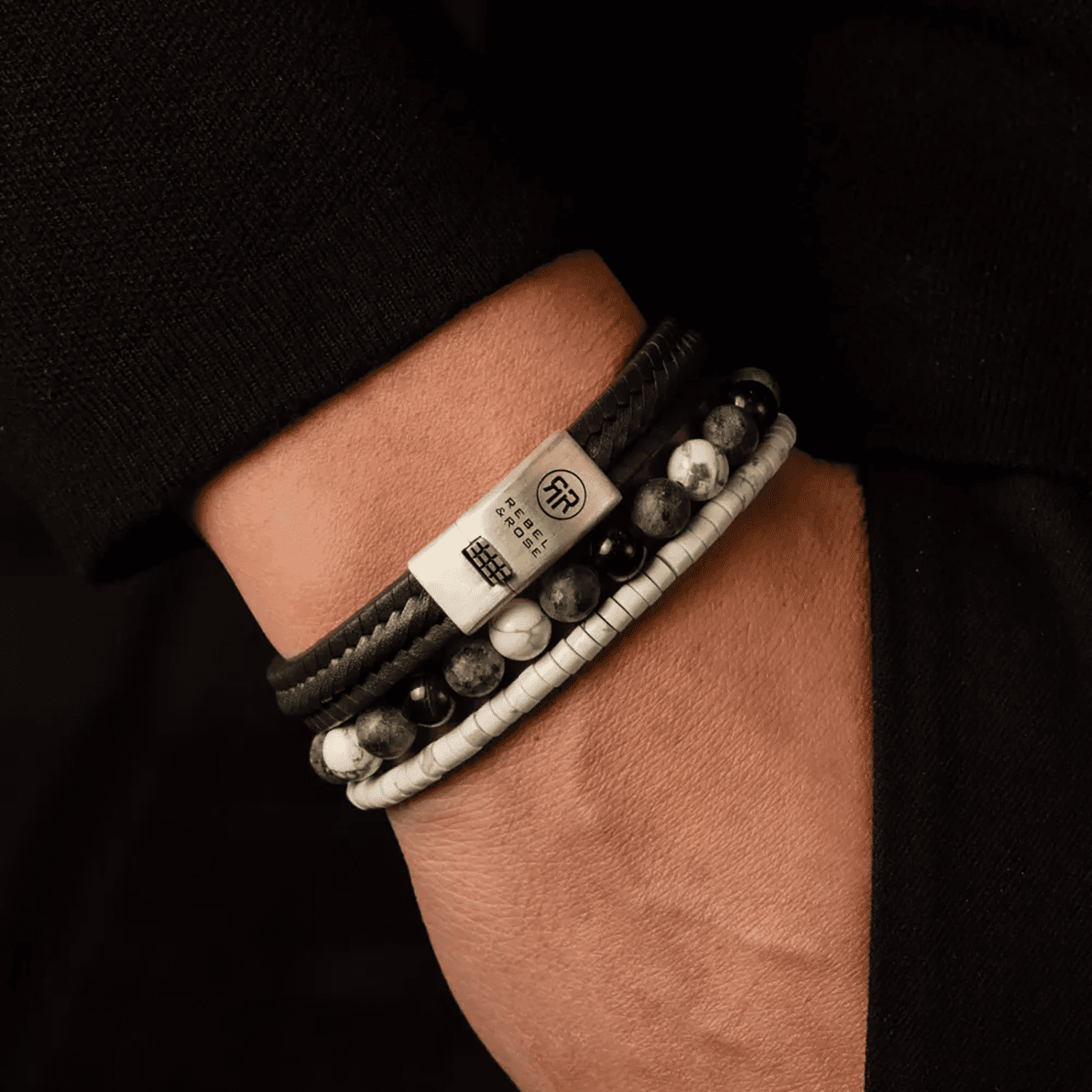 Armband Edelstahl Ocean Rocks