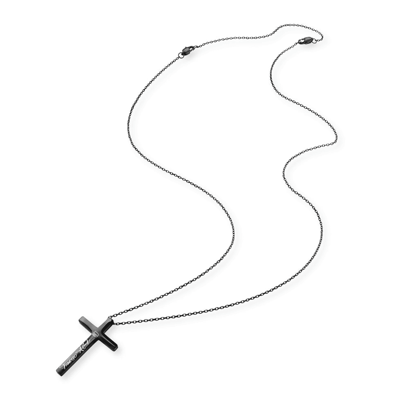 Kette Edelstahl schwarz Francesco