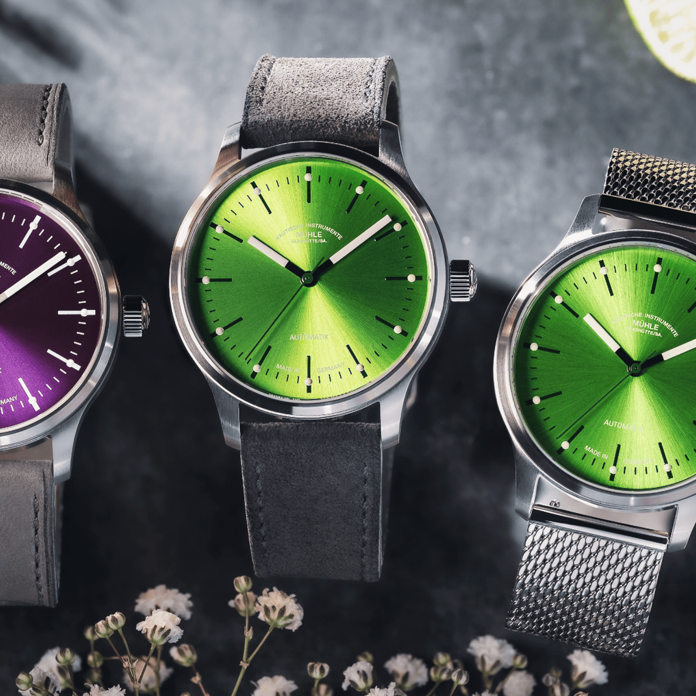 Panova Limettengrün Automatik Uhr Panova Limettengrün Automatik Uhr