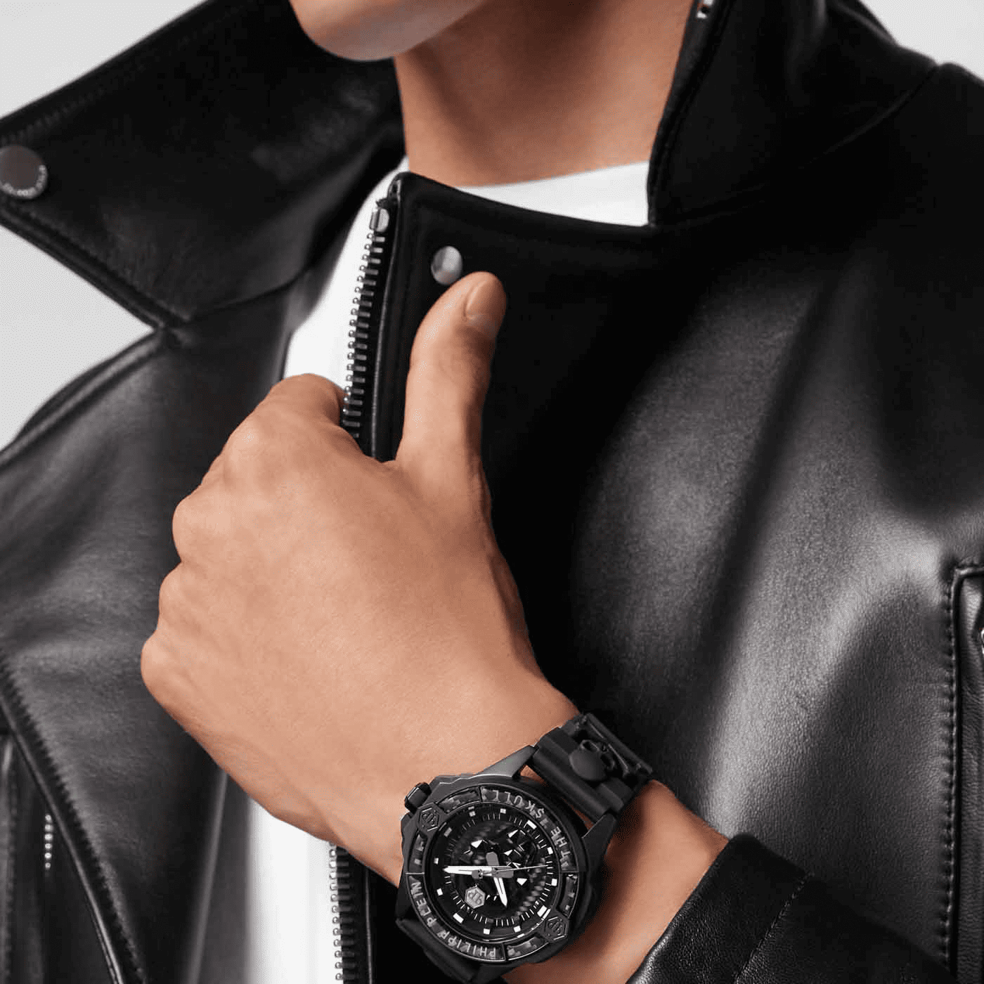 THE $KULL CARBON FIBER Quarz Uhr THE $KULL CARBON FIBER Quarz Uhr