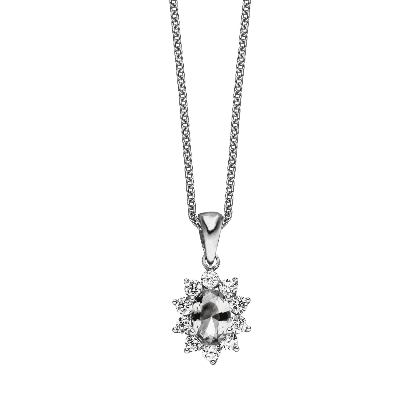 Kette Zirkonia 925er Silber Kate Kette Zirkonia 925er Silber Kate
