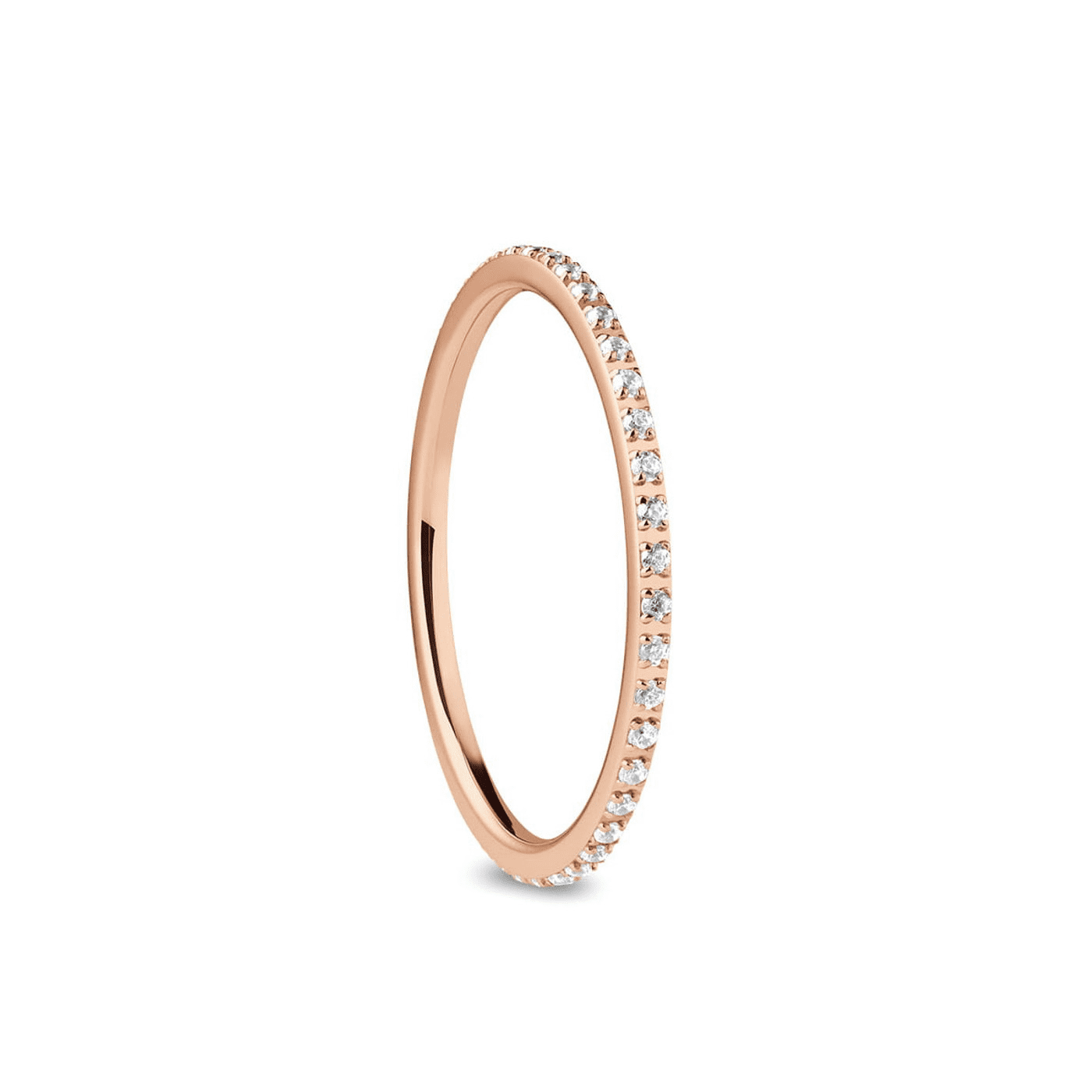 Ring Glasstein Edelstahl rosé vergoldet Arctic Symphony Ring Glasstein Edelstahl rosé vergoldet Arctic Symphony