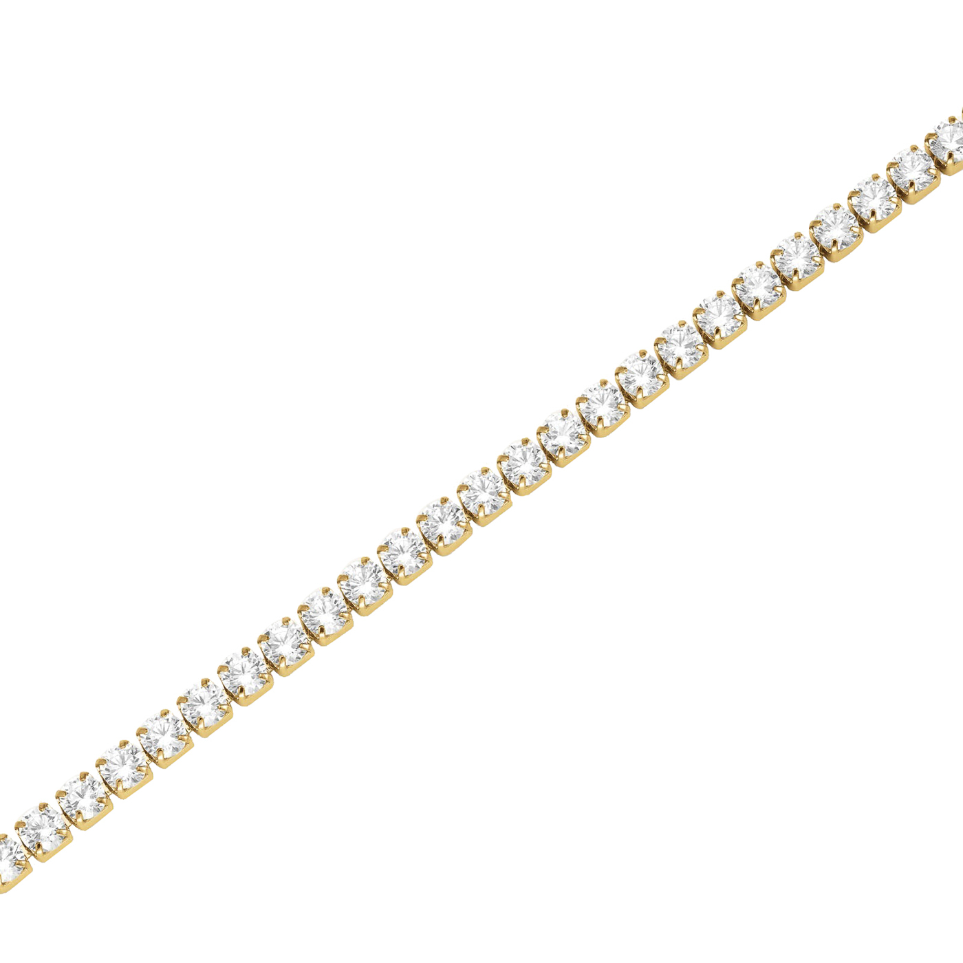 Armband Edelstahl gelb vergoldet Tennis Armband Edelstahl gelb vergoldet Tennis