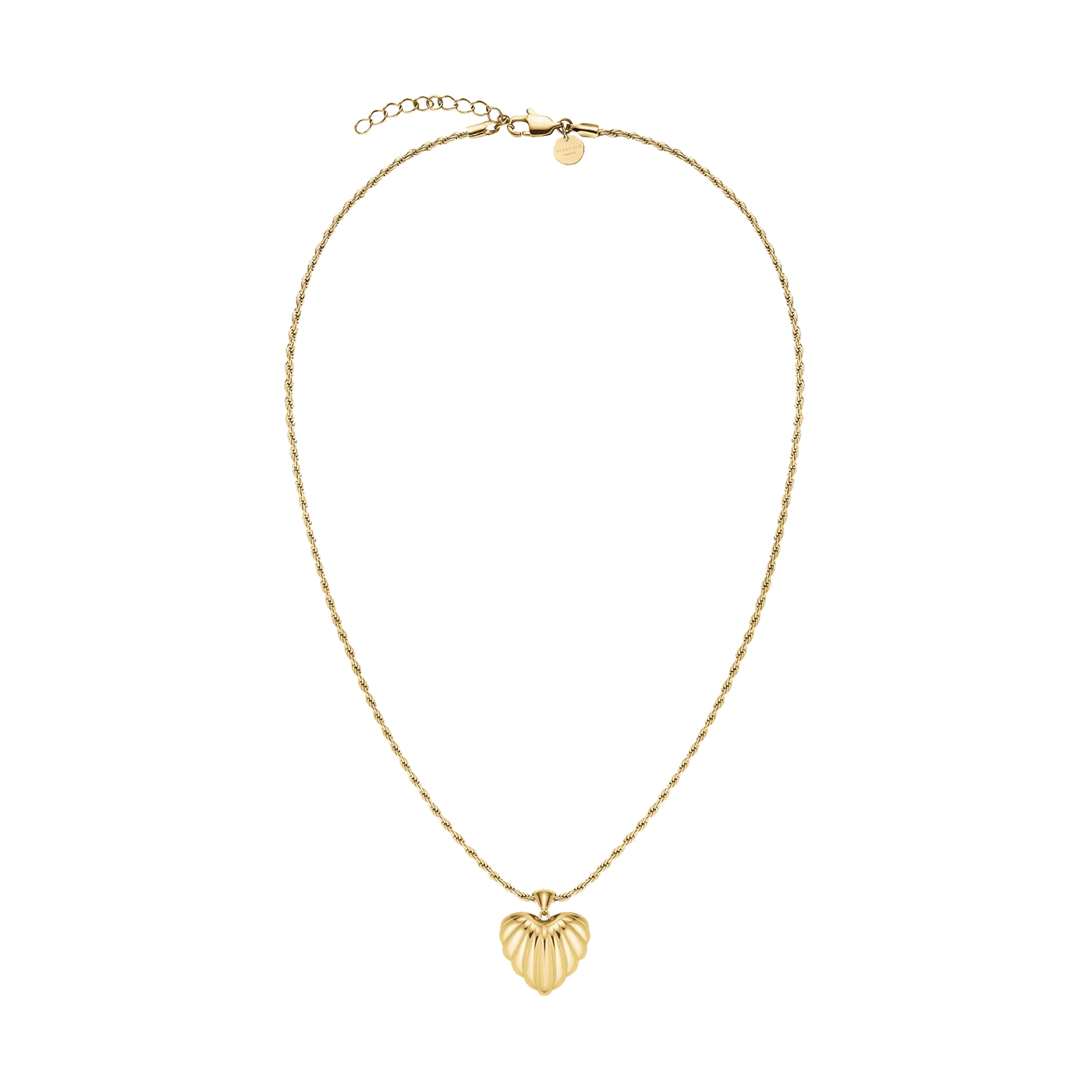 Kette Edelstahl gelb vergoldet Heart Kette Edelstahl gelb vergoldet Heart