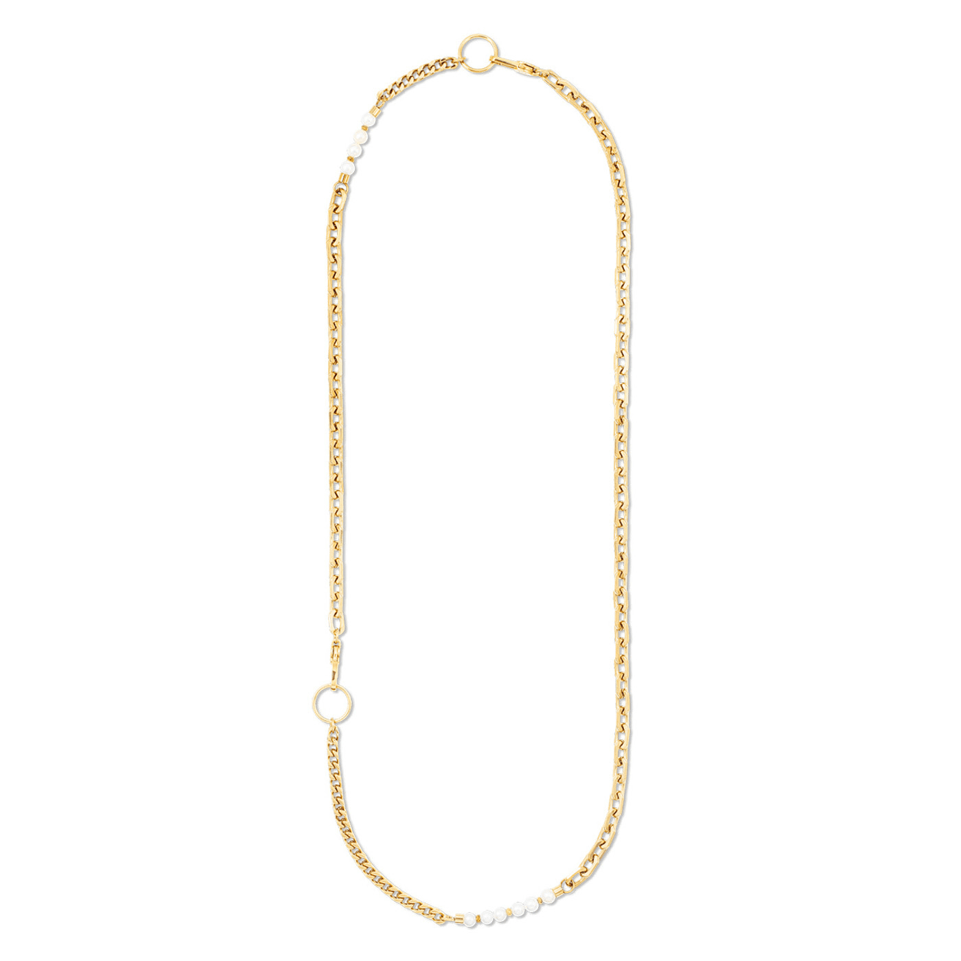 Edelstahlkette gelb vergoldet