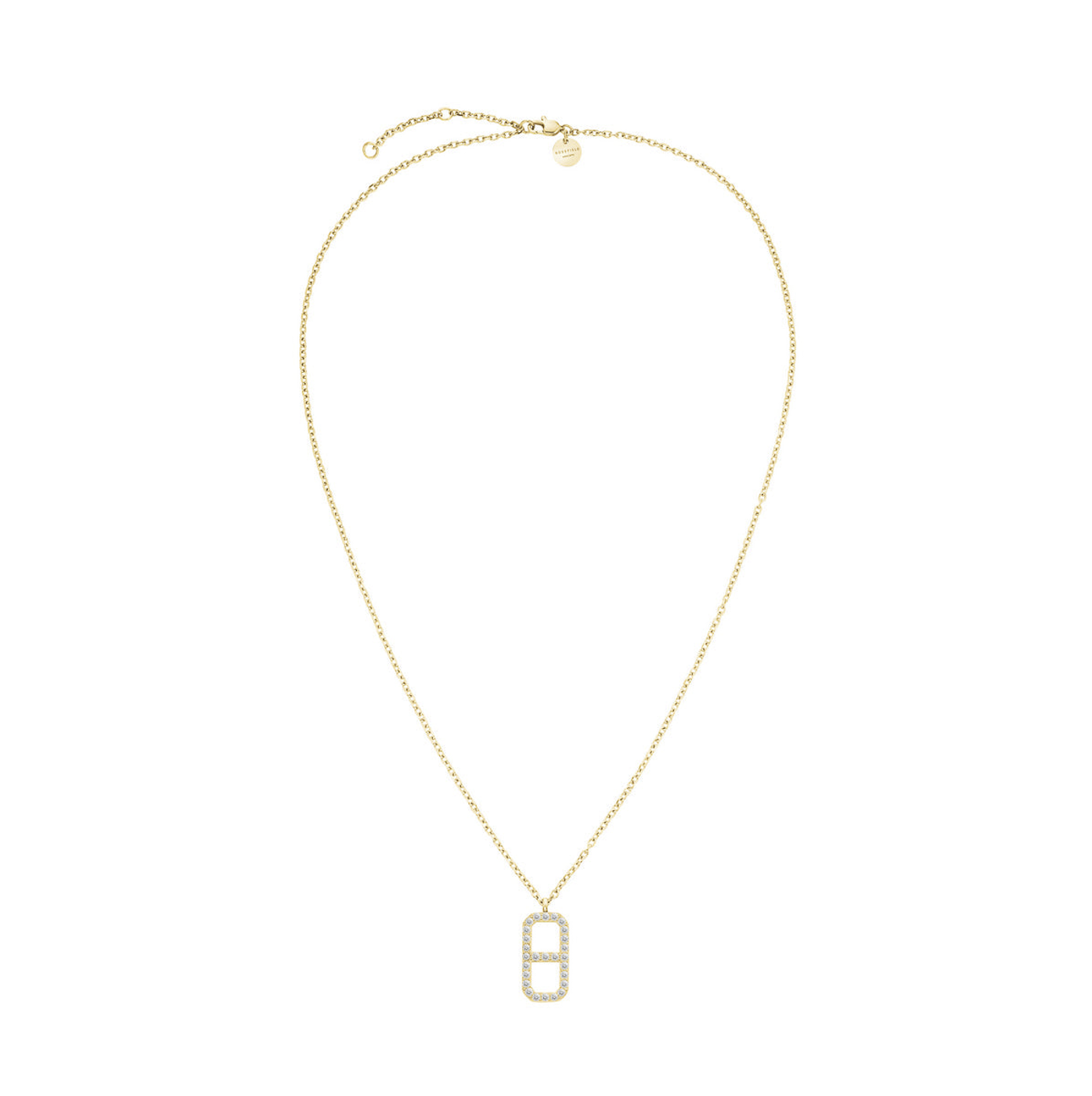 Kette Edelstahl gelb vergoldet Fine Octagon Kette Edelstahl gelb vergoldet Fine Octagon