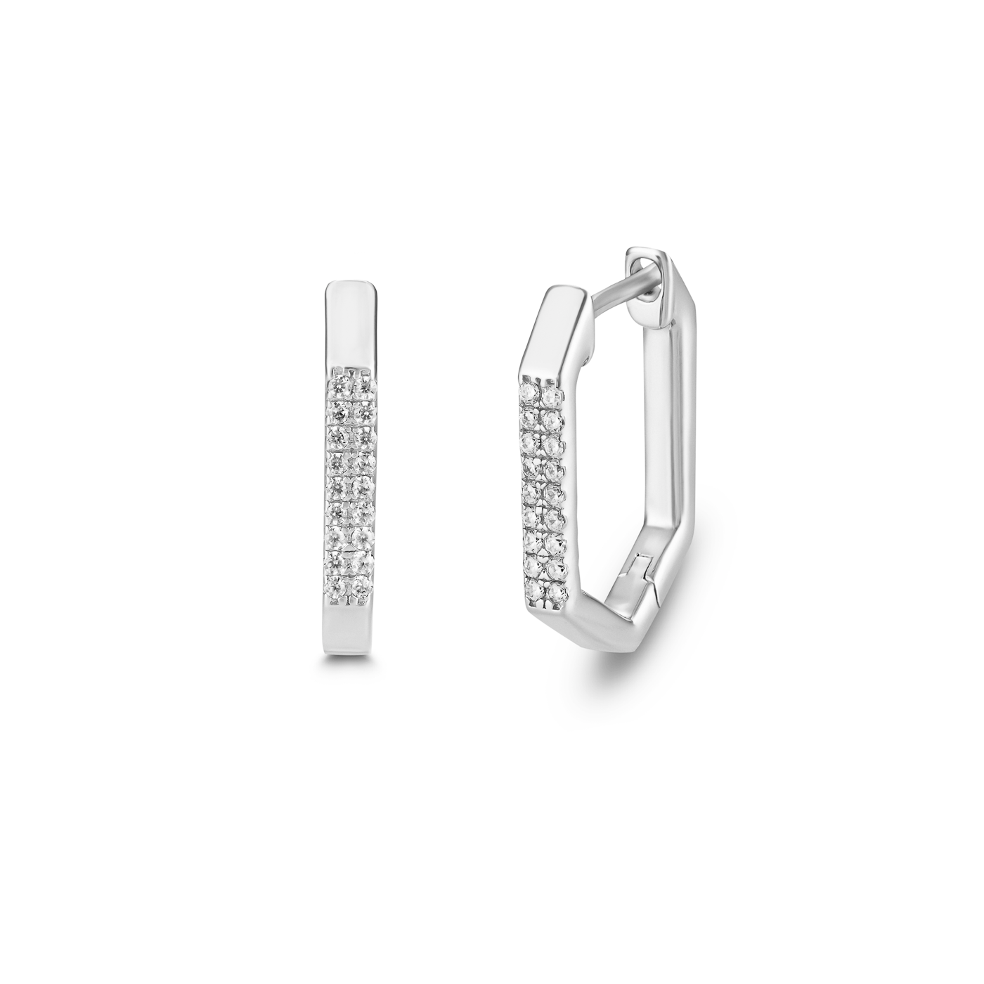 Creolen Zirkonia 925er Silber Creolen Zirkonia 925er Silber