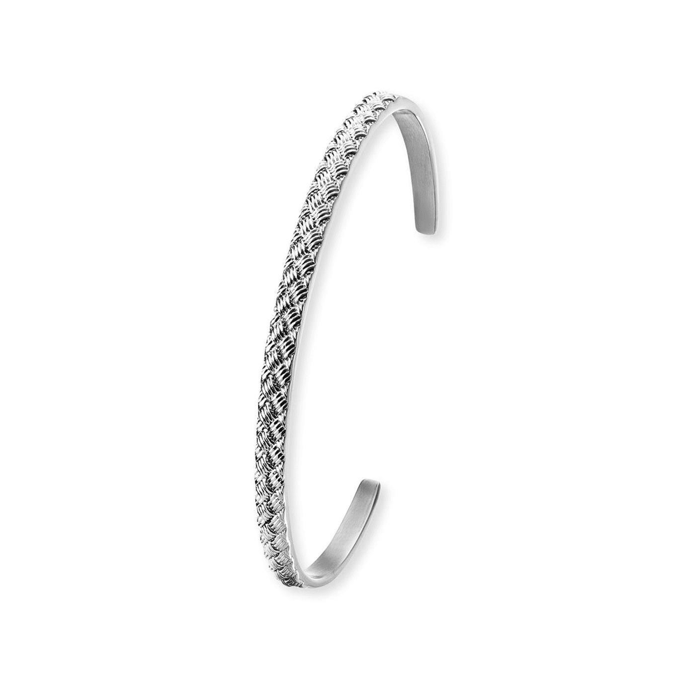 Armreif Edelstahl Bangle Weave